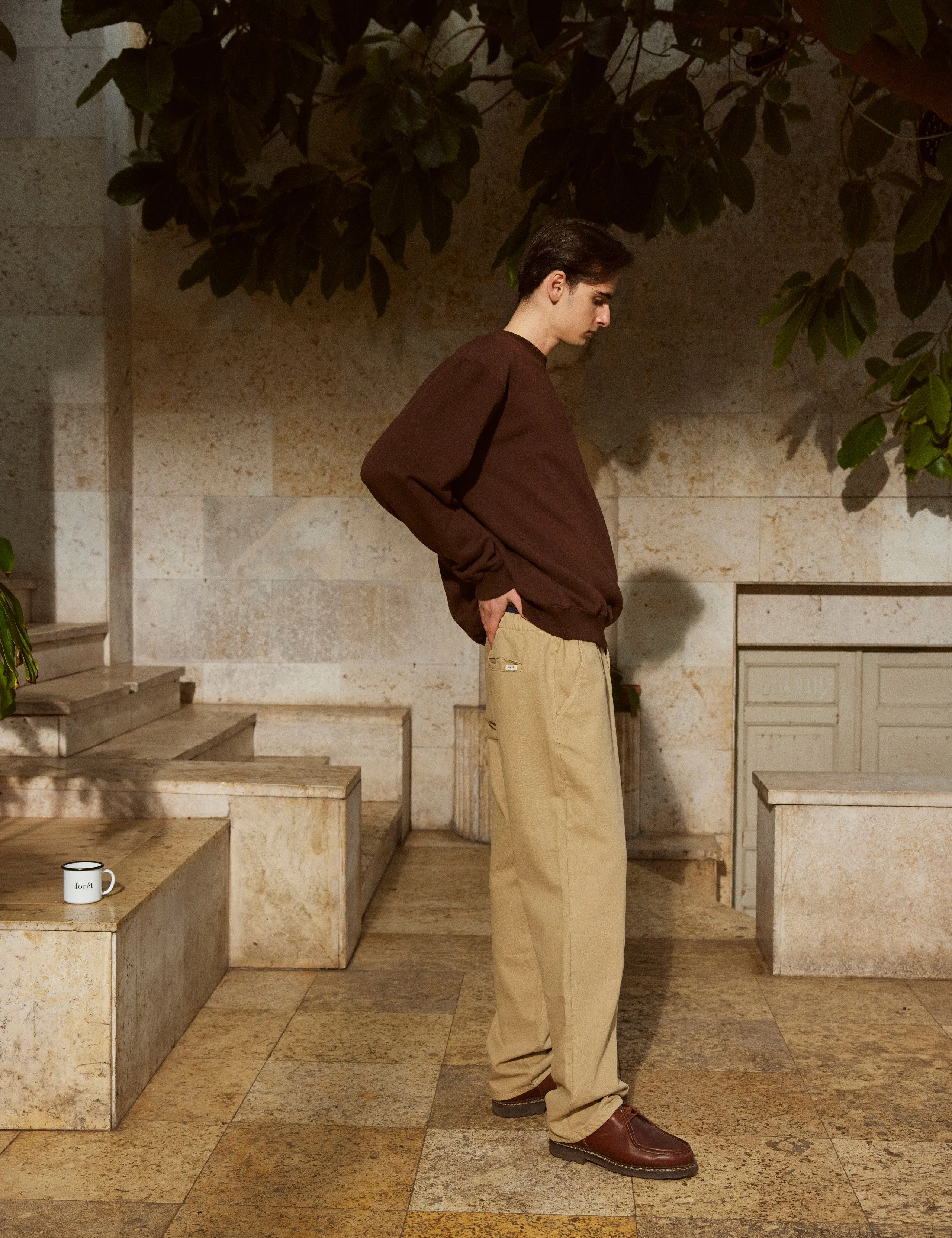 CLAY PANTS - KHAKI sold by Foret product image thumbnail 3