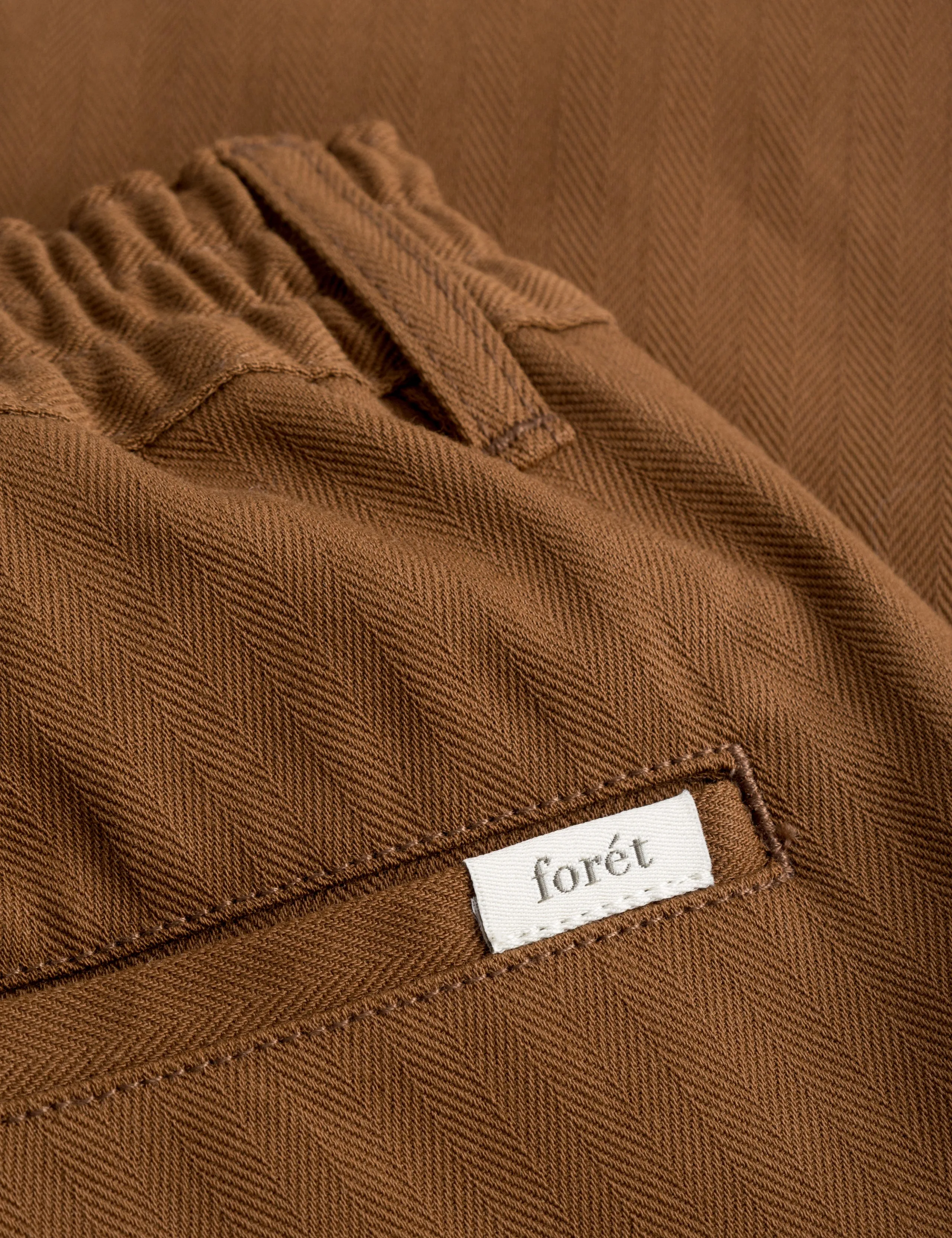 CLAY HERRINGBONE PANTS - RUBBER sold by Foret product image thumbnail 3