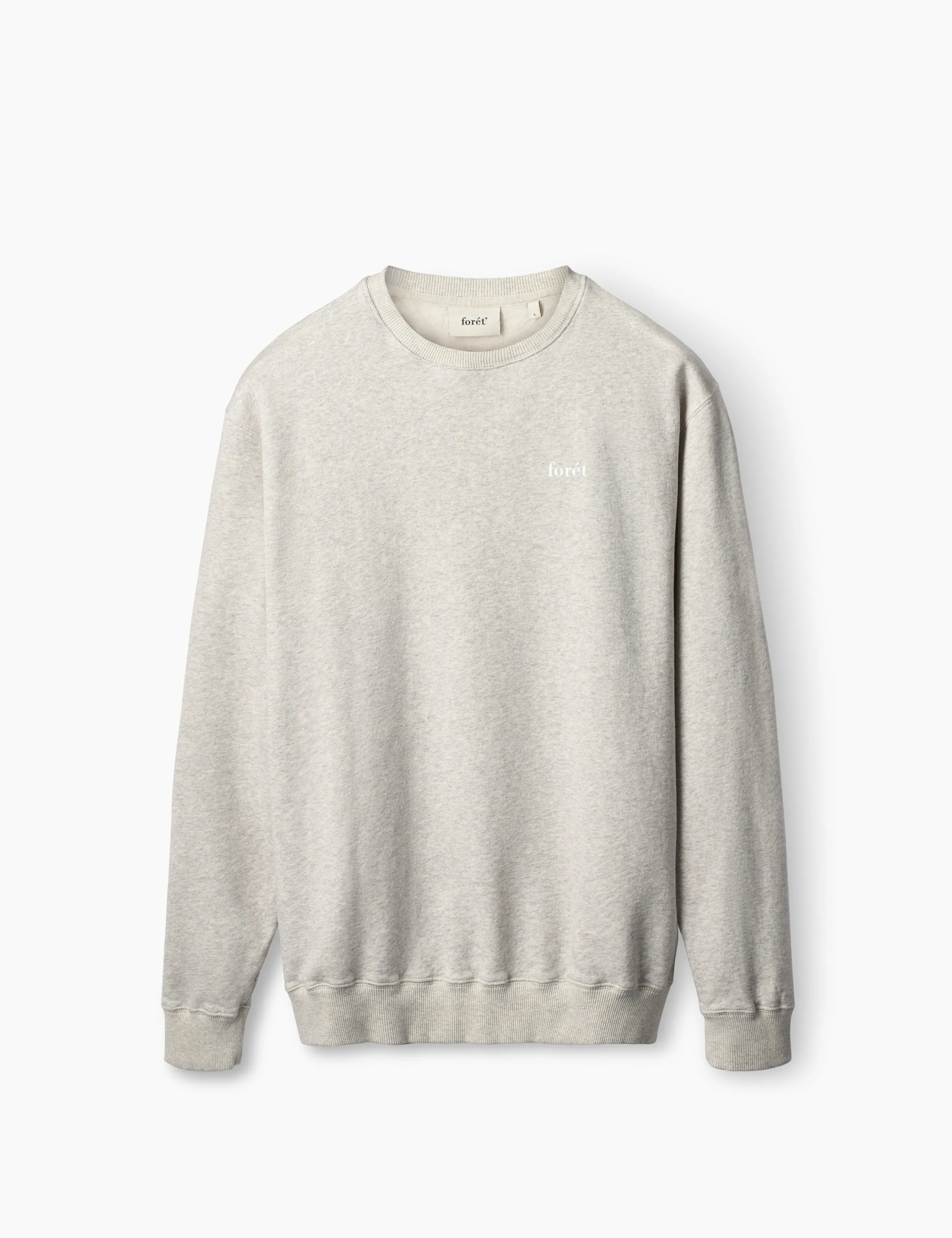 NOON SWEATSHIRT - SNOW MELANGE sold by Foret