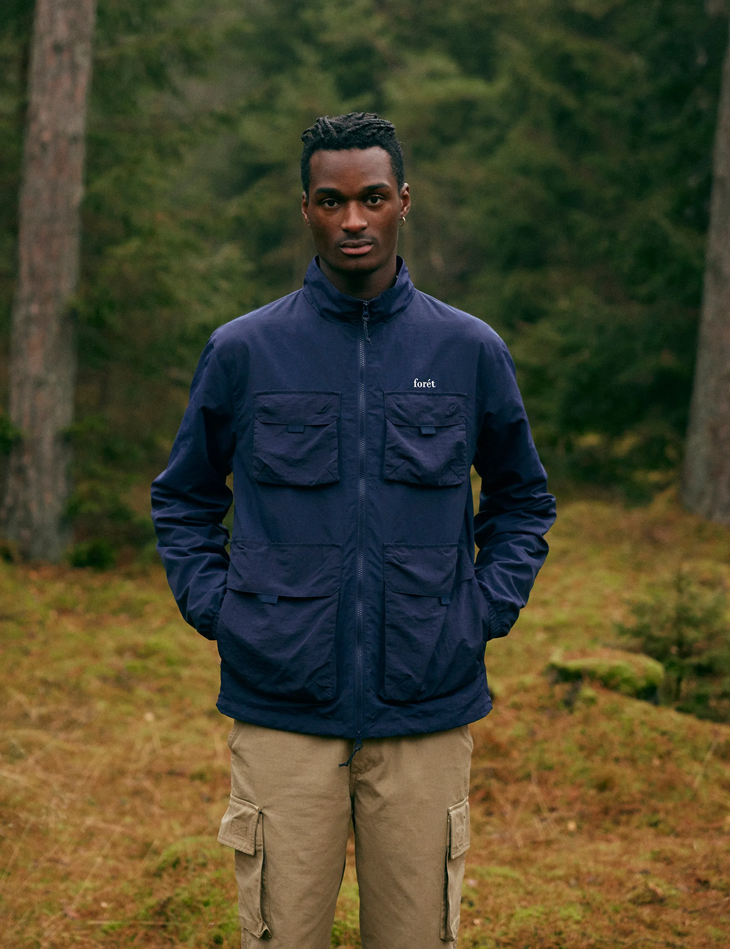 SIZZLE JACKET - NAVY sold by Foret product image thumbnail 2