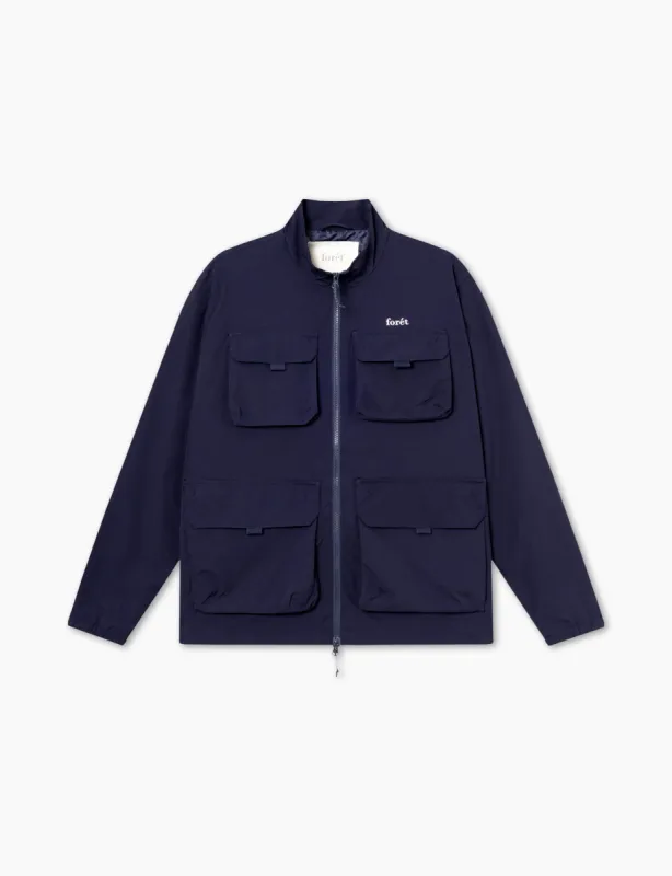 SIZZLE JACKET - NAVY sold by Foret