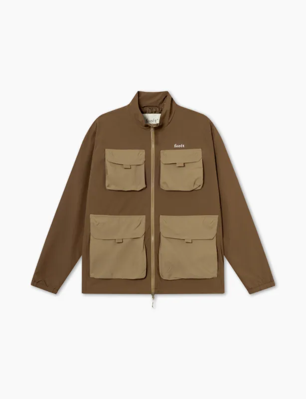 SIZZLE JACKET - BROWN sold by Foret