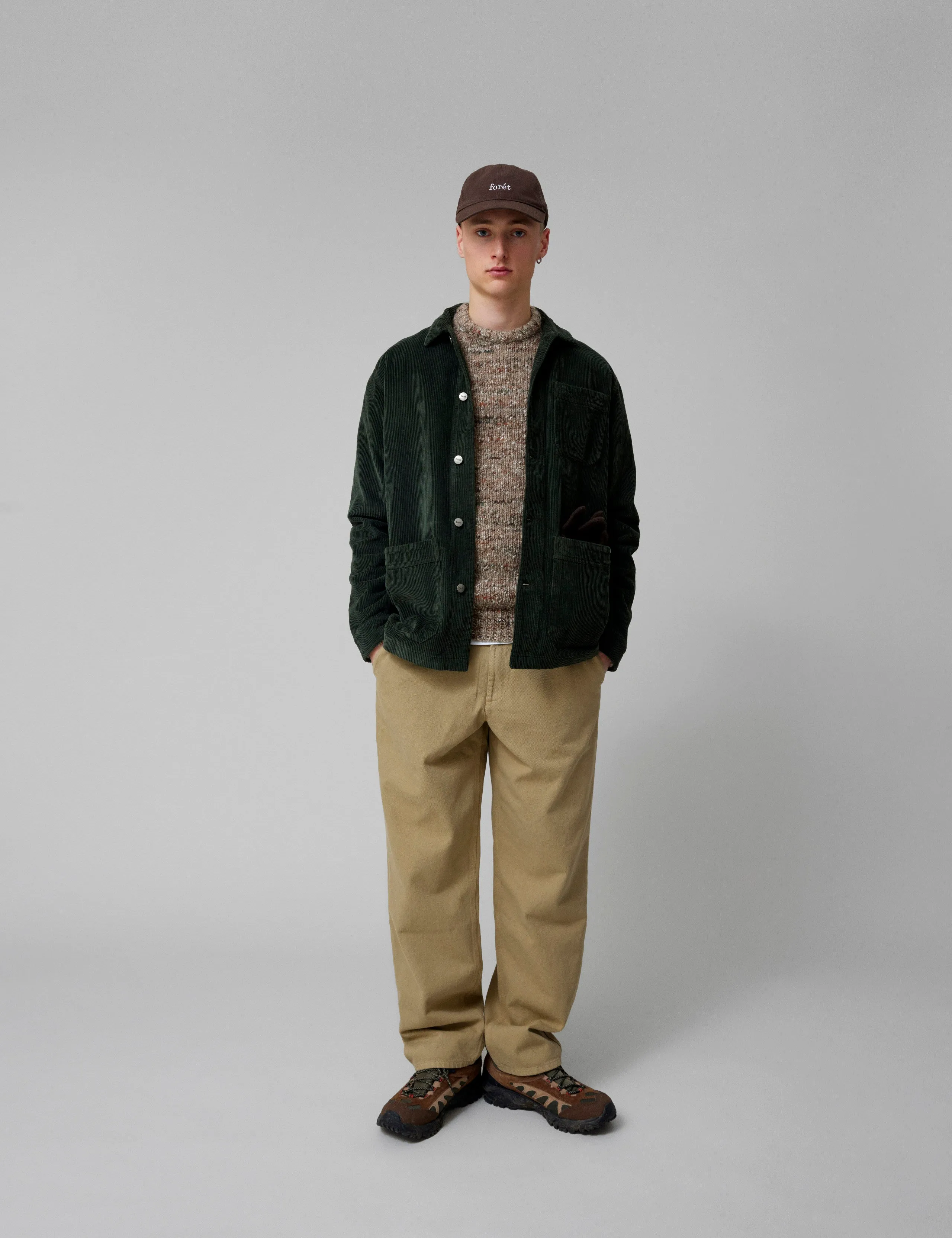 ROWAN OVERSHIRT - DARK MOSS CORDUROY sold by Foret product image thumbnail 4