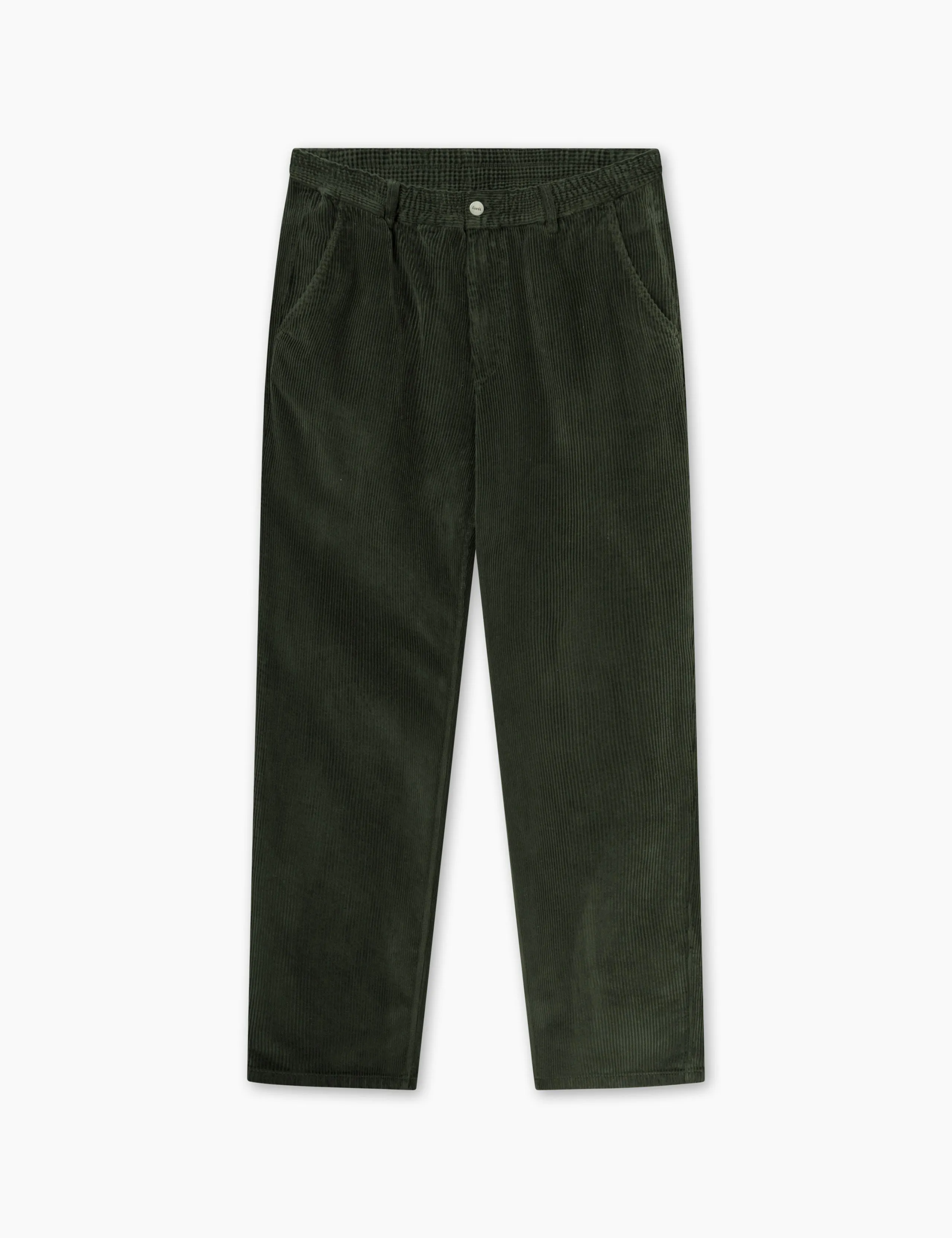 CLAY PANTS - DARK MOSS CORDUROY sold by Foret