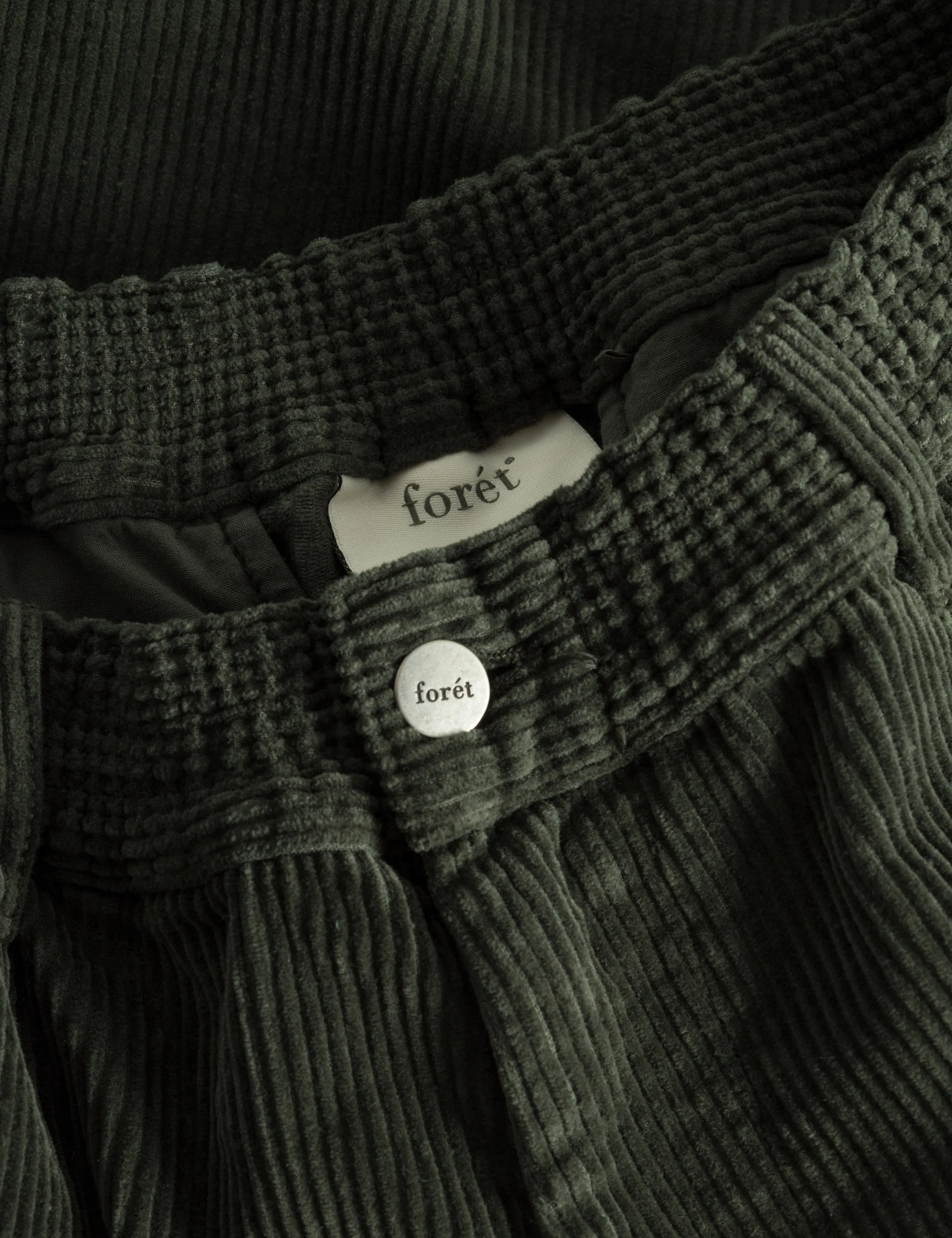 CLAY PANTS - DARK MOSS CORDUROY sold by Foret product image thumbnail 3