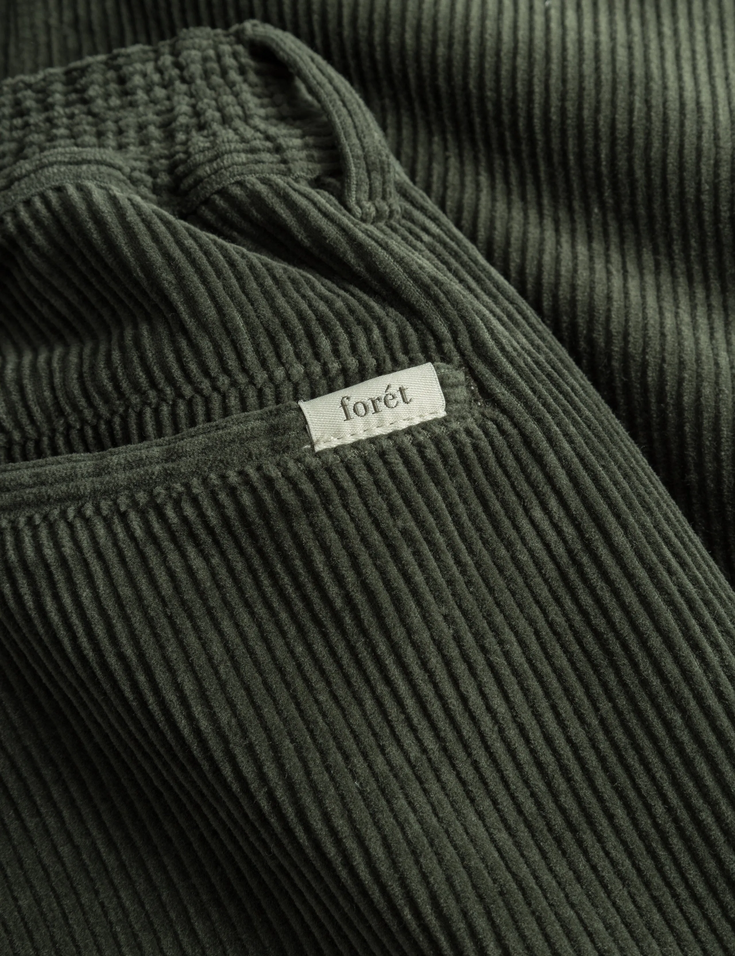 CLAY PANTS - DARK MOSS CORDUROY sold by Foret product image thumbnail 4