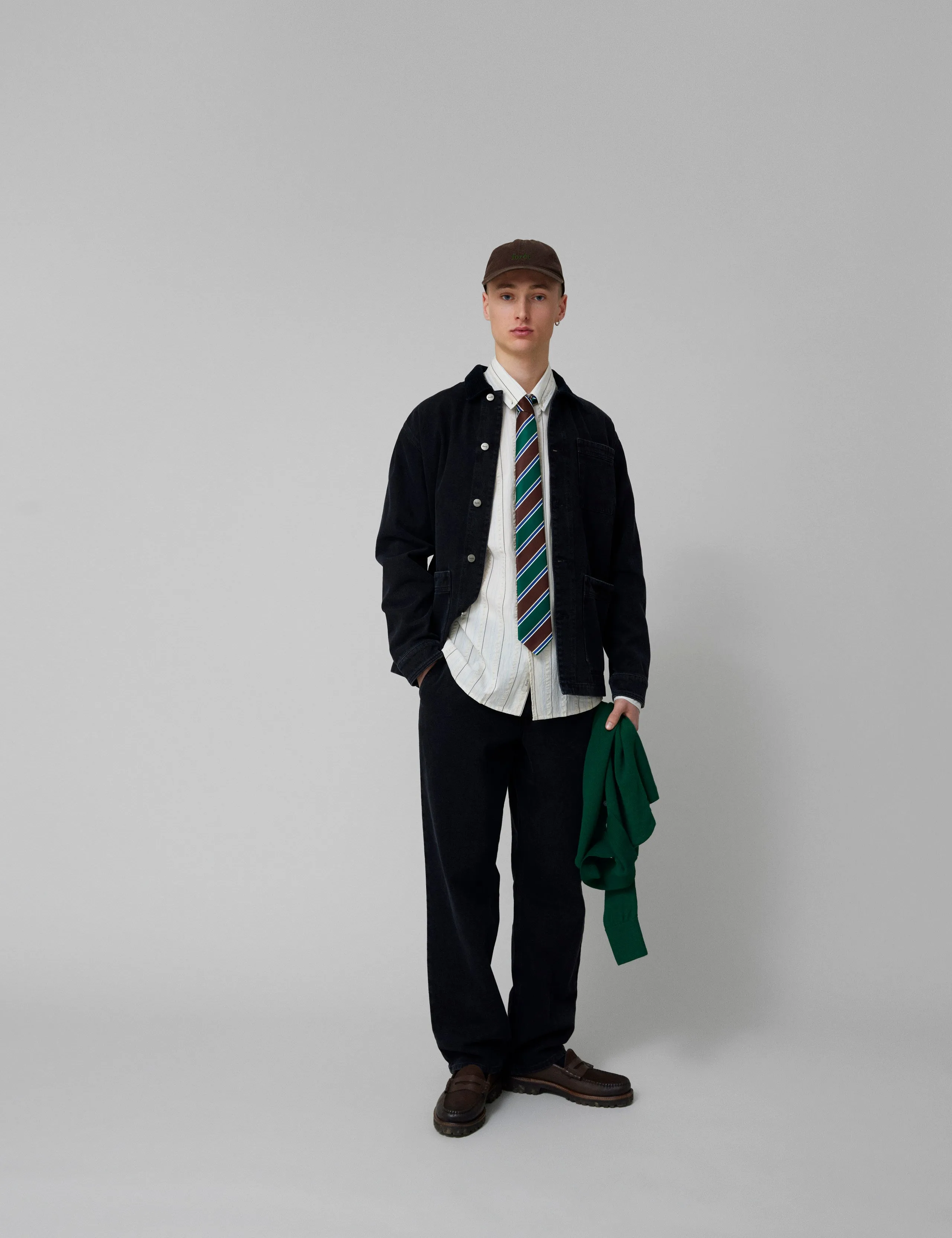 CLAY PANTS - WASHED BLACK DENIM sold by Foret product image thumbnail 2