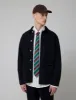 ROWAN OVERSHIRT - WASHED BLACK DENIM sold by Foret