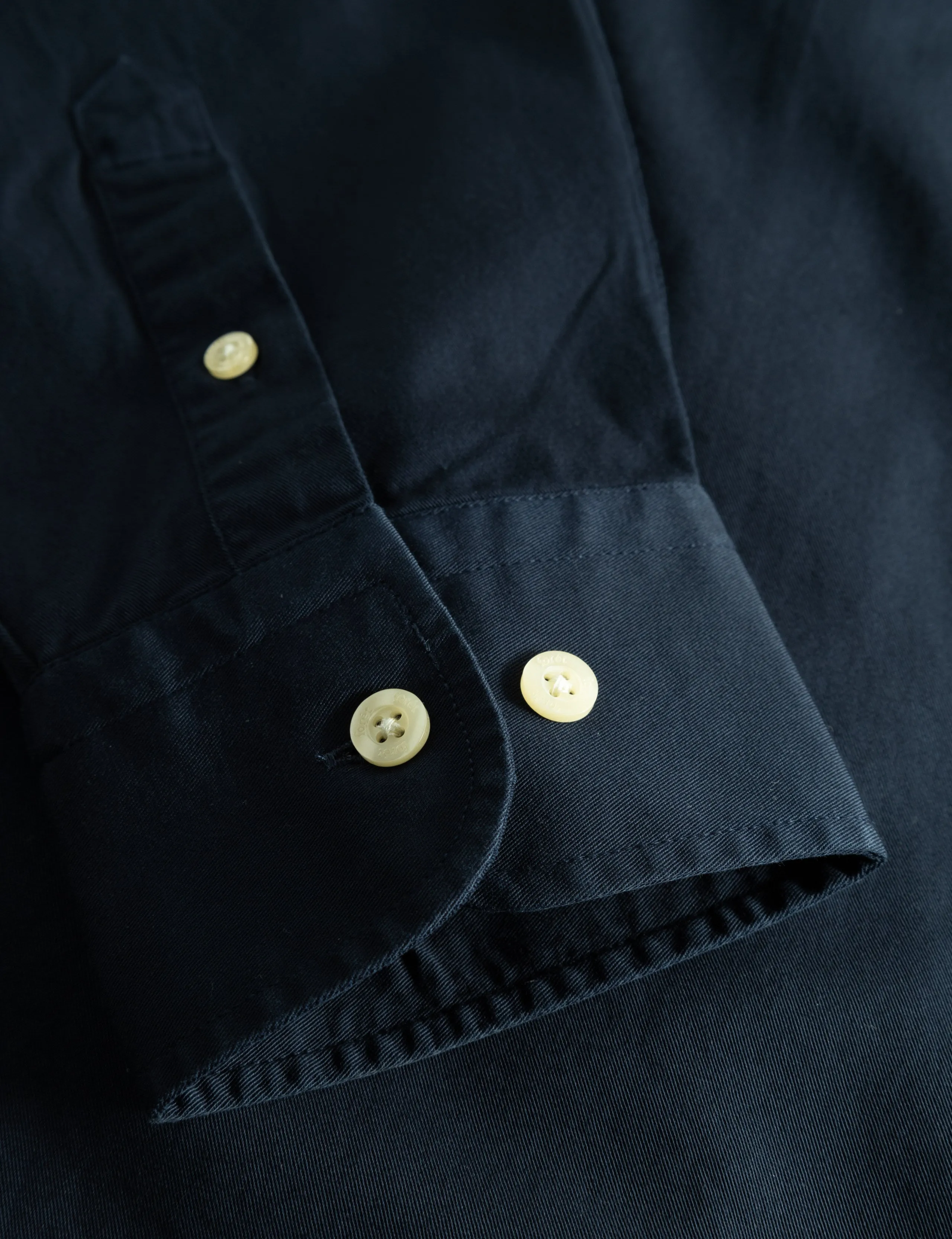CAMP LIGHT TWILL SHIRT - NAVY sold by Foret product image thumbnail 5