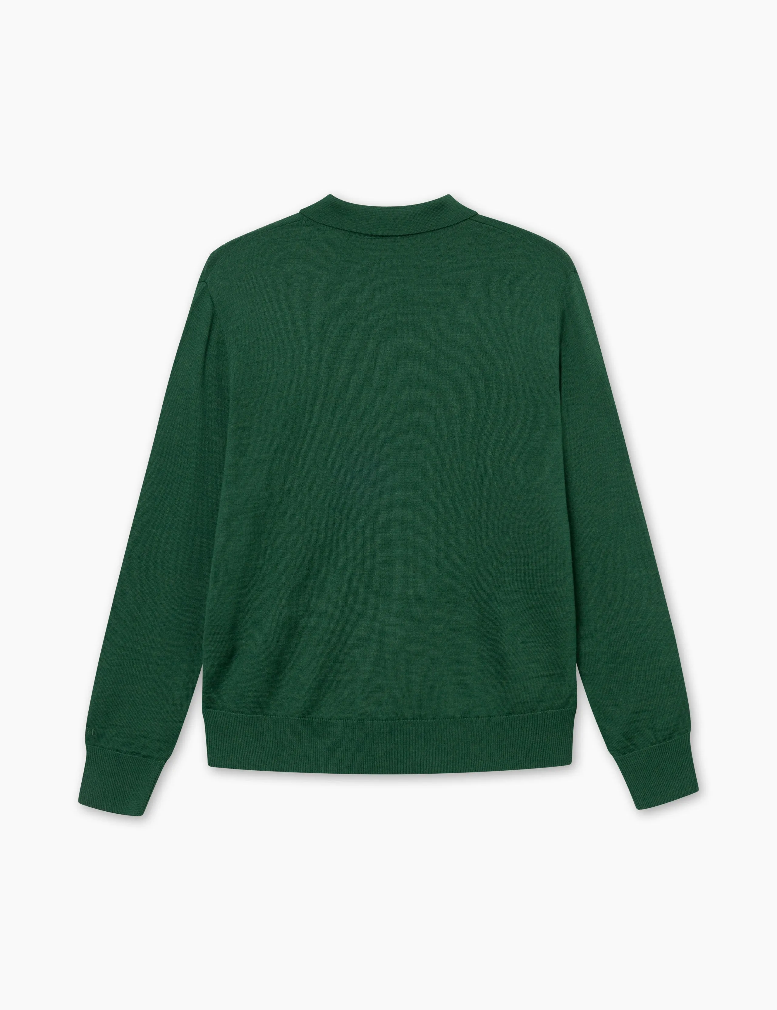 BASE MERINO POLO KNIT - GREEN sold by Foret product image thumbnail 2