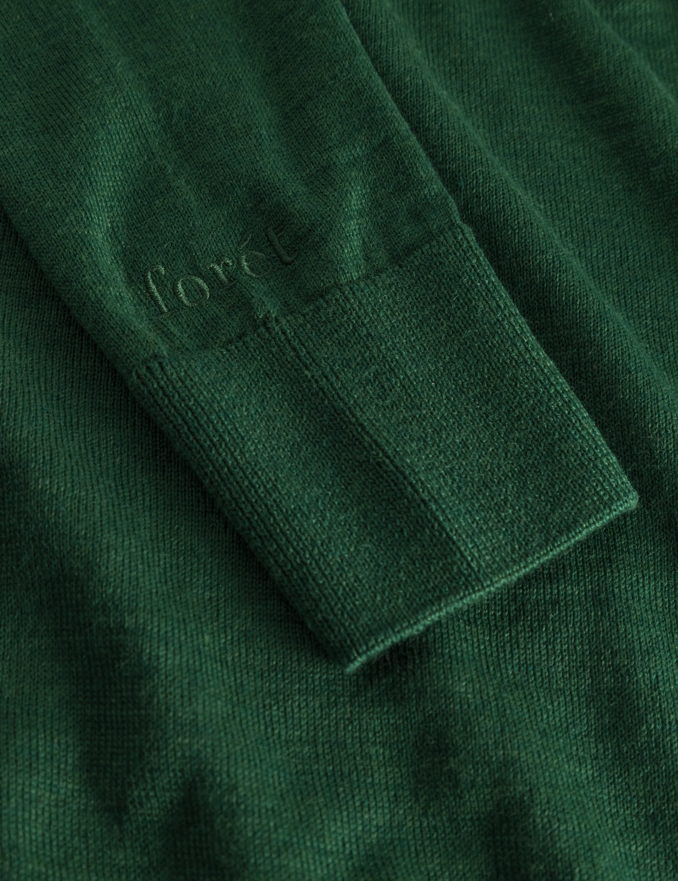 BASE MERINO POLO KNIT - GREEN sold by Foret product image thumbnail 4