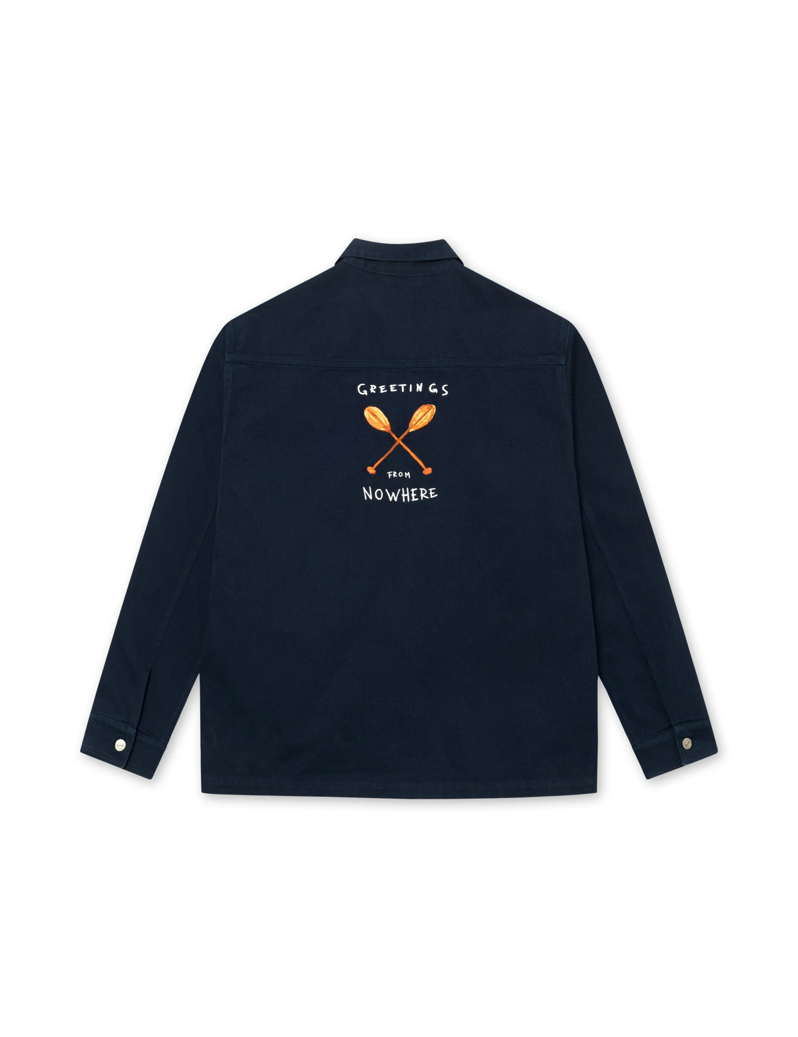 NOWHERE OVERSHIRT - NAVY sold by Foret product image thumbnail 4