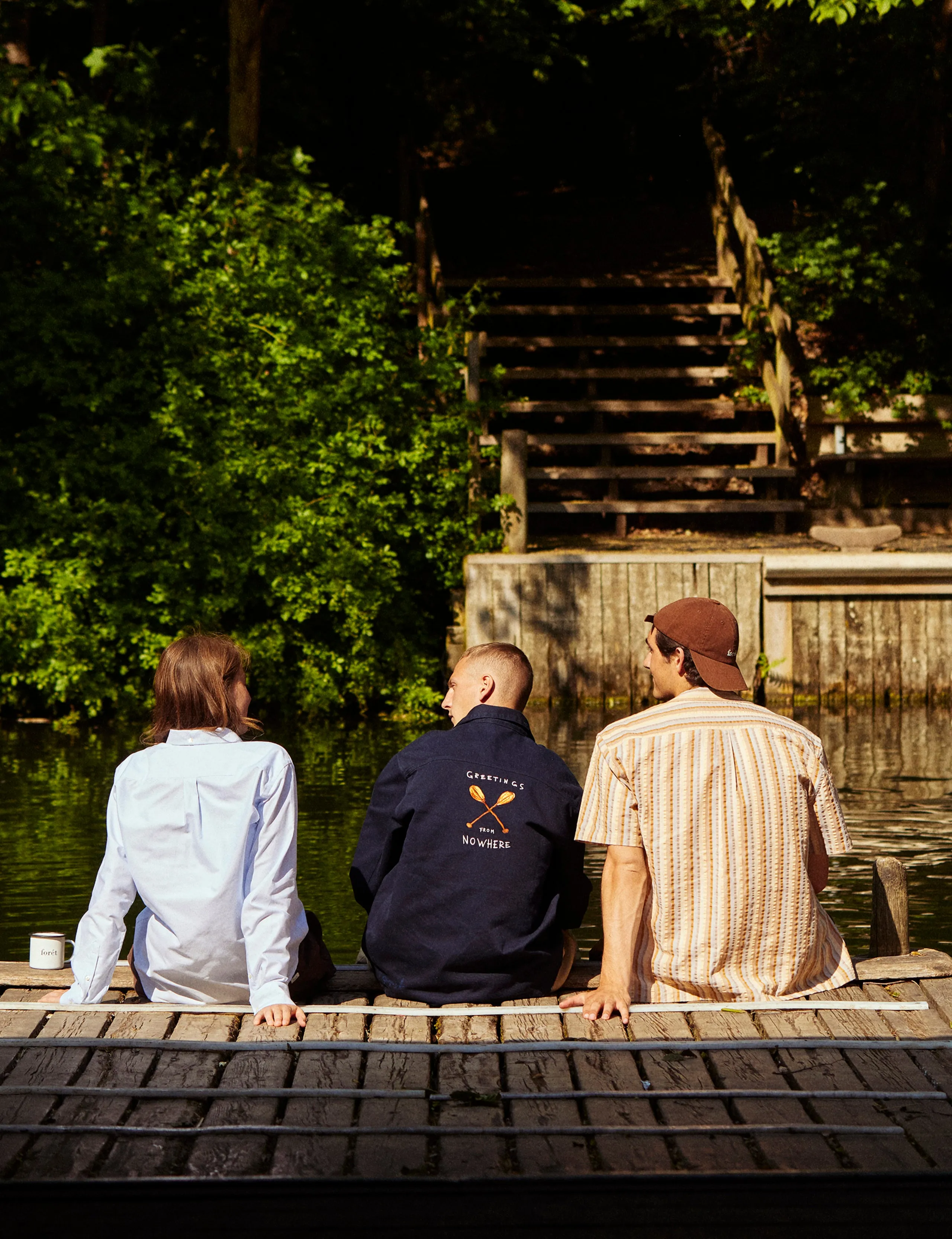 NOWHERE OVERSHIRT - NAVY sold by Foret product image thumbnail 3