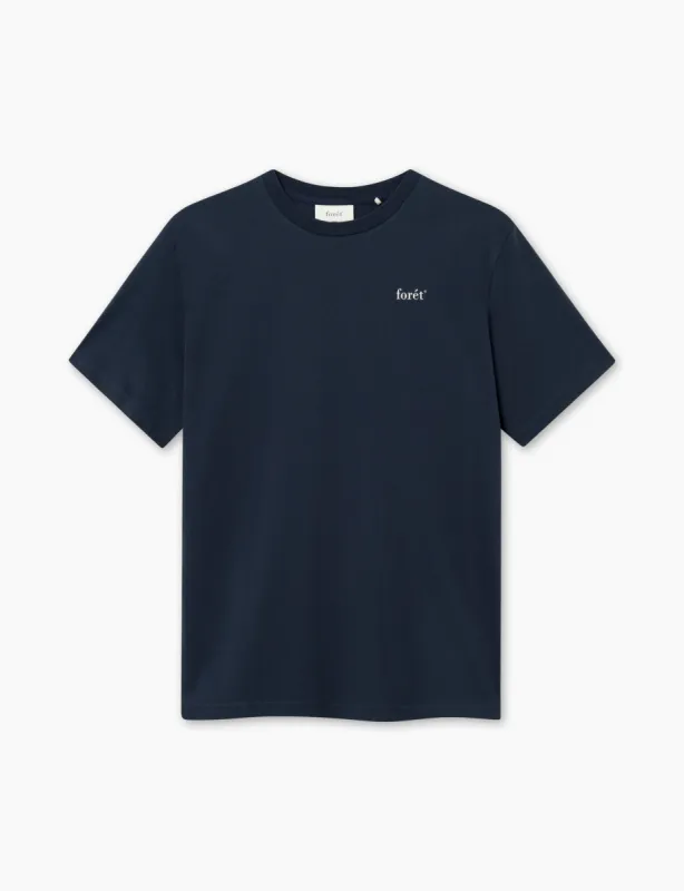 STILL T-SHIRT - NAVY sold by Foret