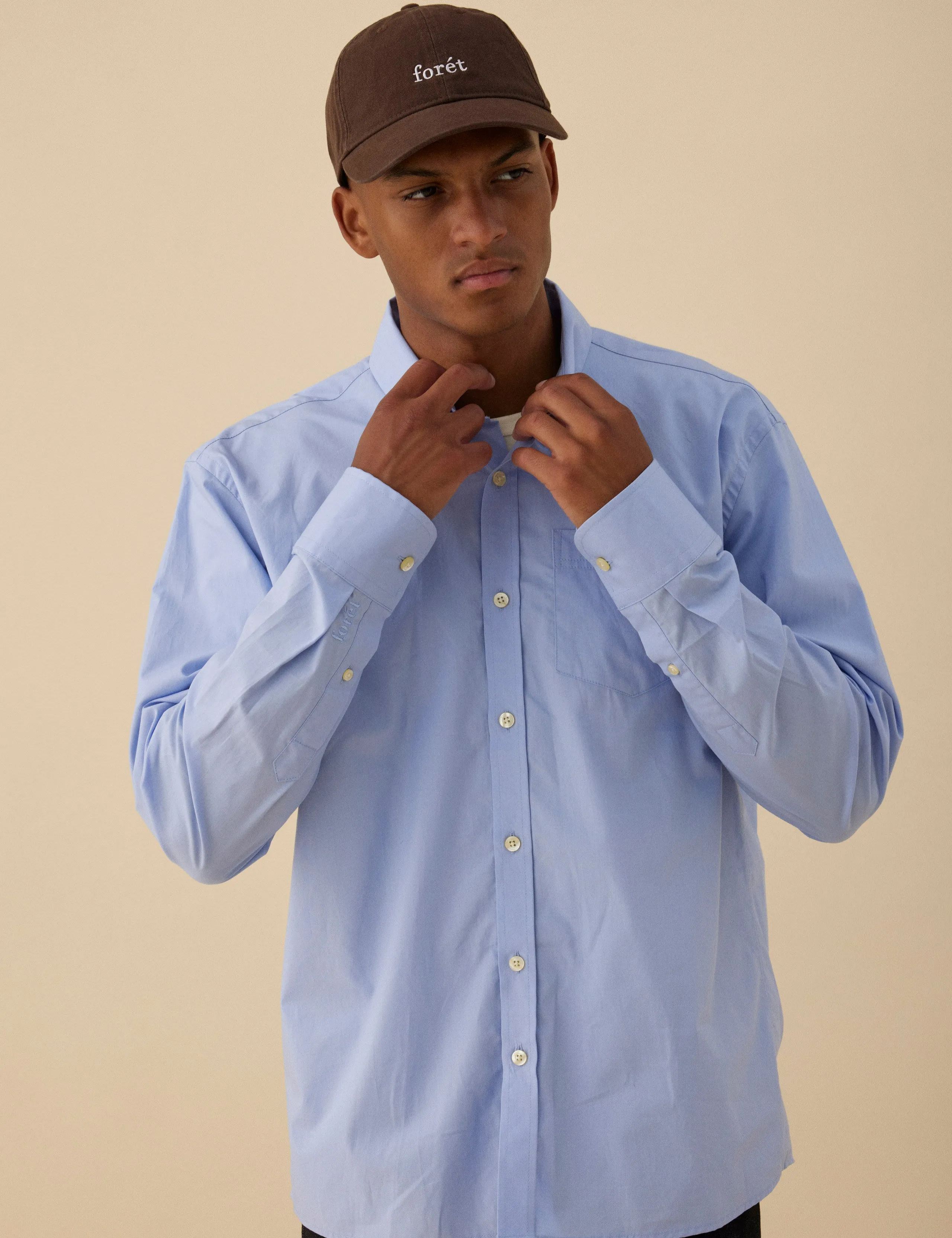 HAWK WASHED CAP - BROWN sold by Foret product image thumbnail 2