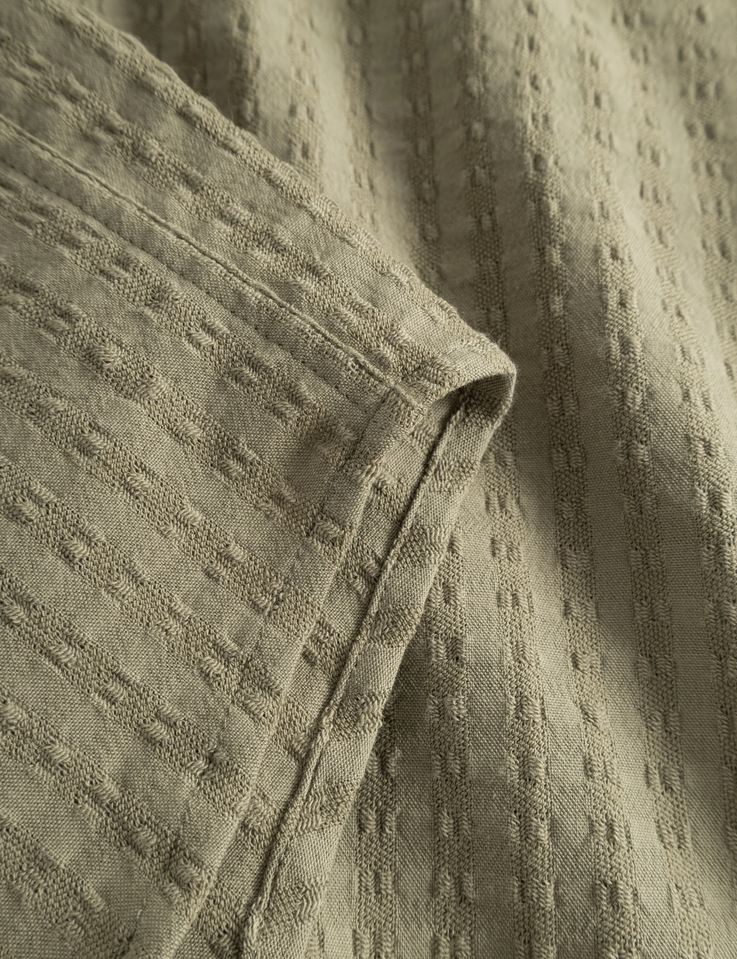 DAWN JACQUARD SHIRT - DUSTY OLIVE sold by Foret product image thumbnail 3