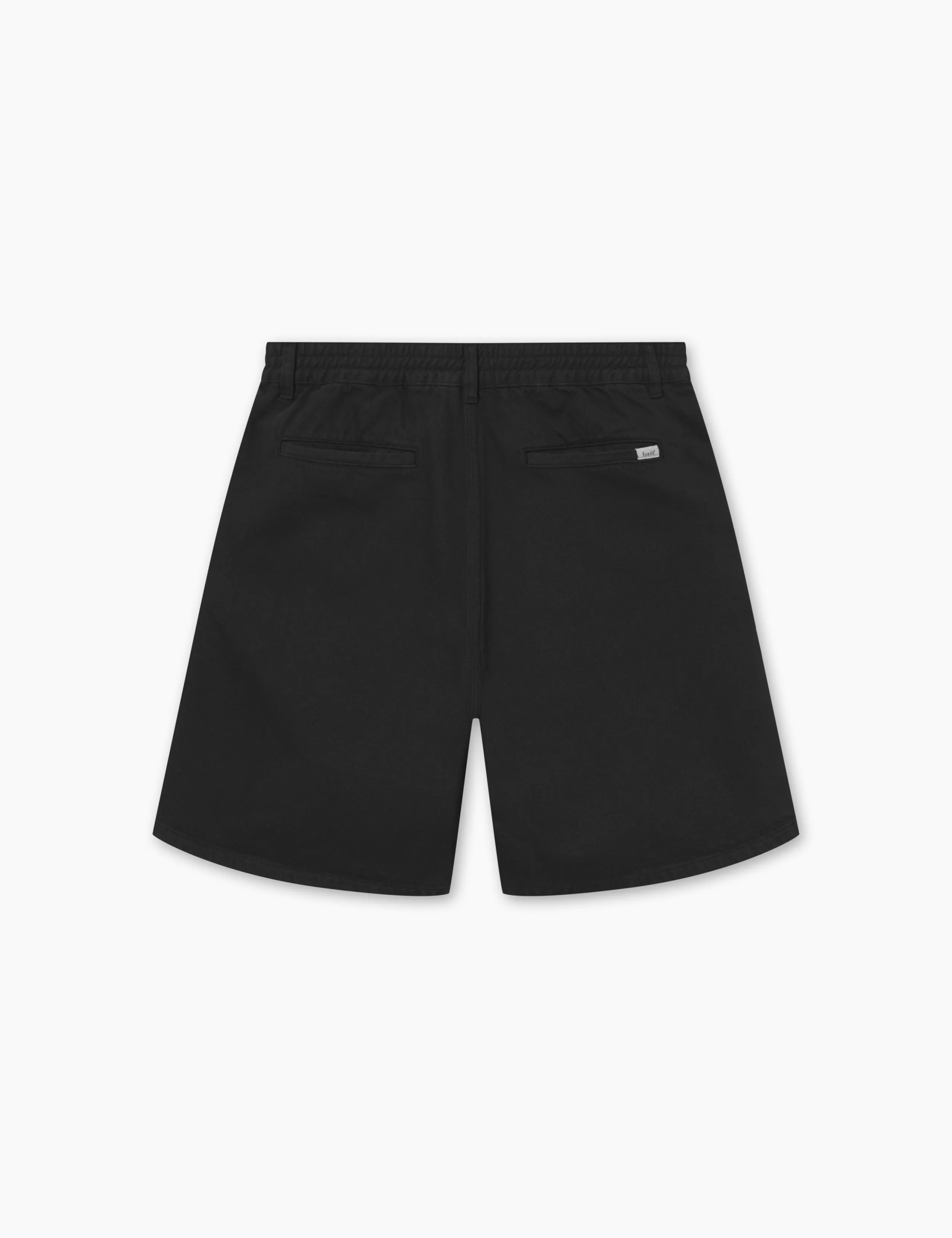 CLAY TWILL SHORTS - BLACK sold by Foret product image thumbnail 5