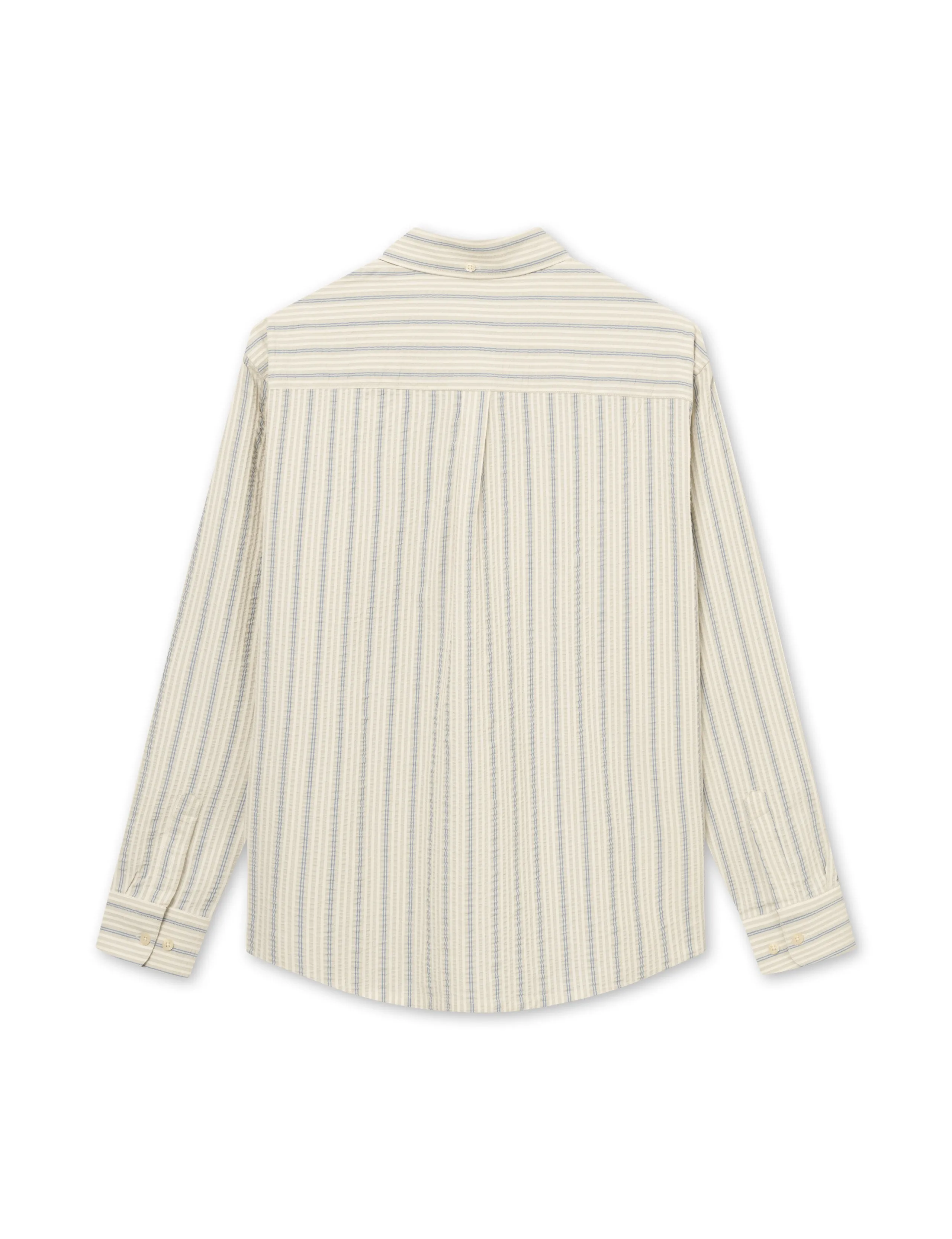 CREST DOVE SHIRT - BLUE STRIPE sold by Foret product image thumbnail 3