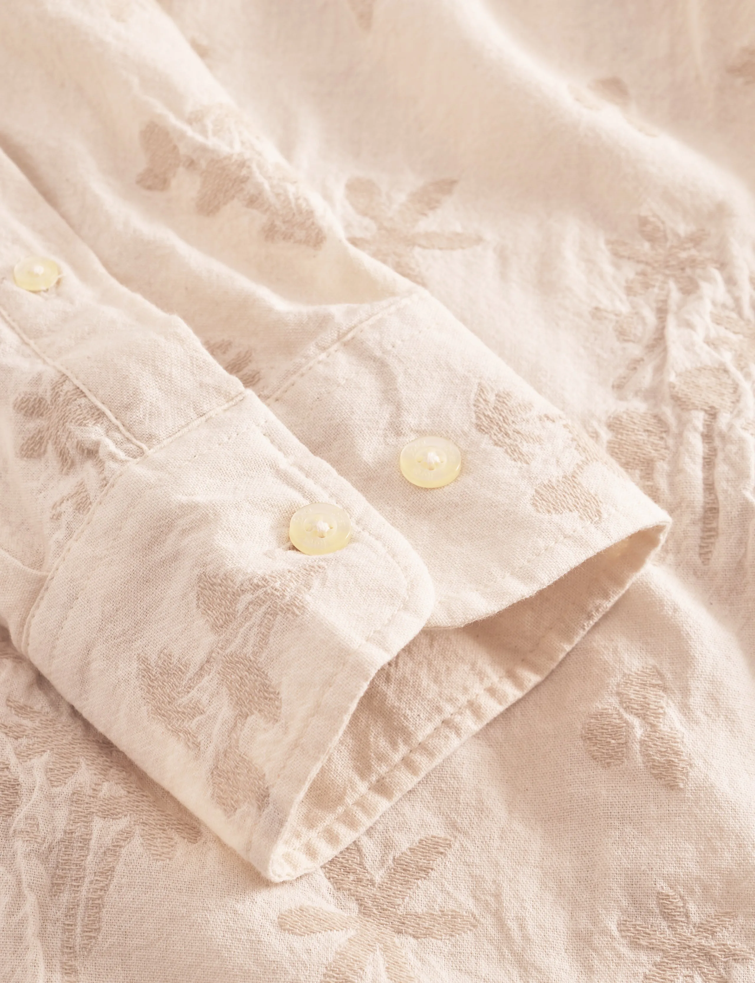 HORNET FLOWER JACQUARD SHIRT - CLOUD sold by Foret product image thumbnail 3