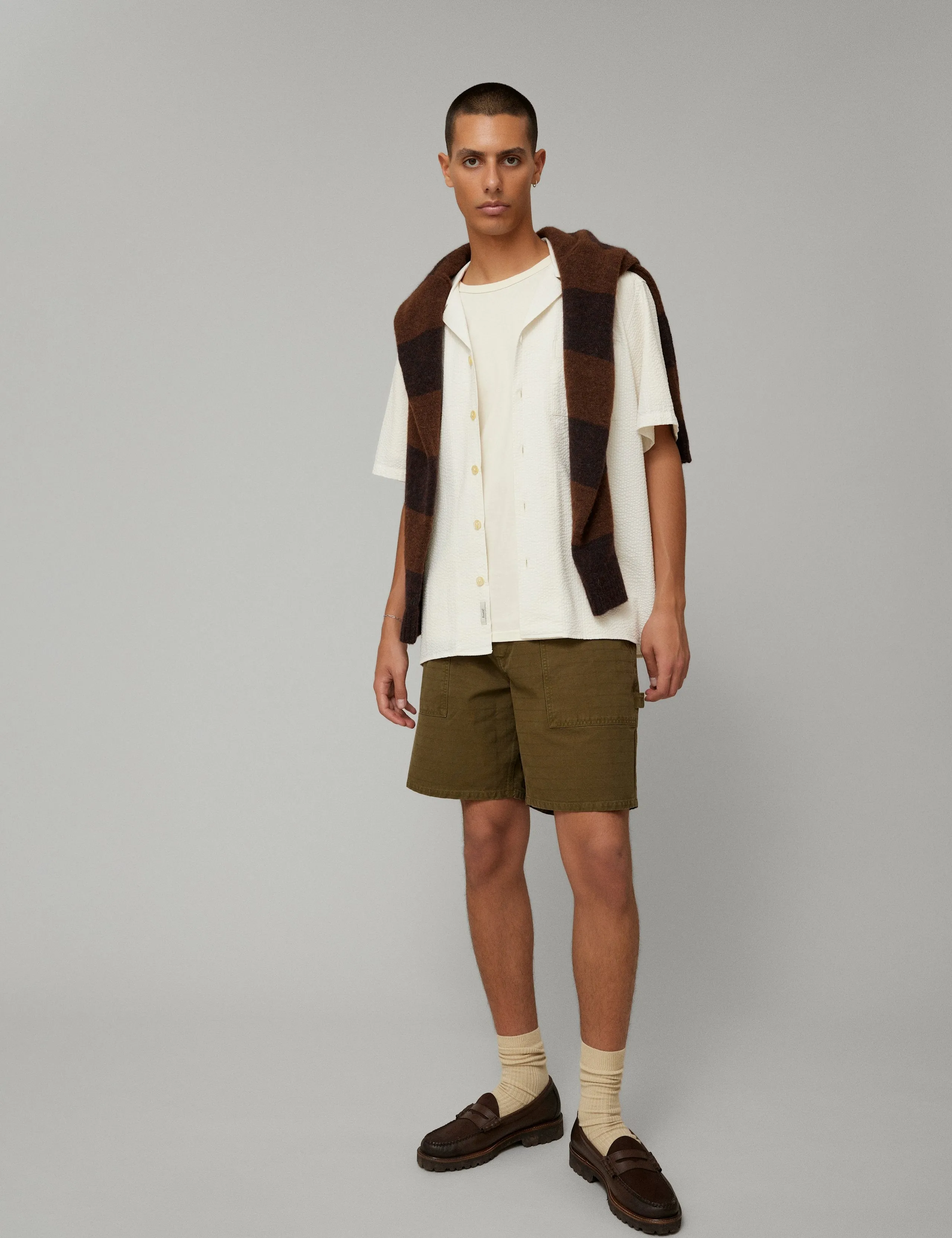 SIENNA WORKWEAR SHORTS - ARMY sold by Foret product image thumbnail 2