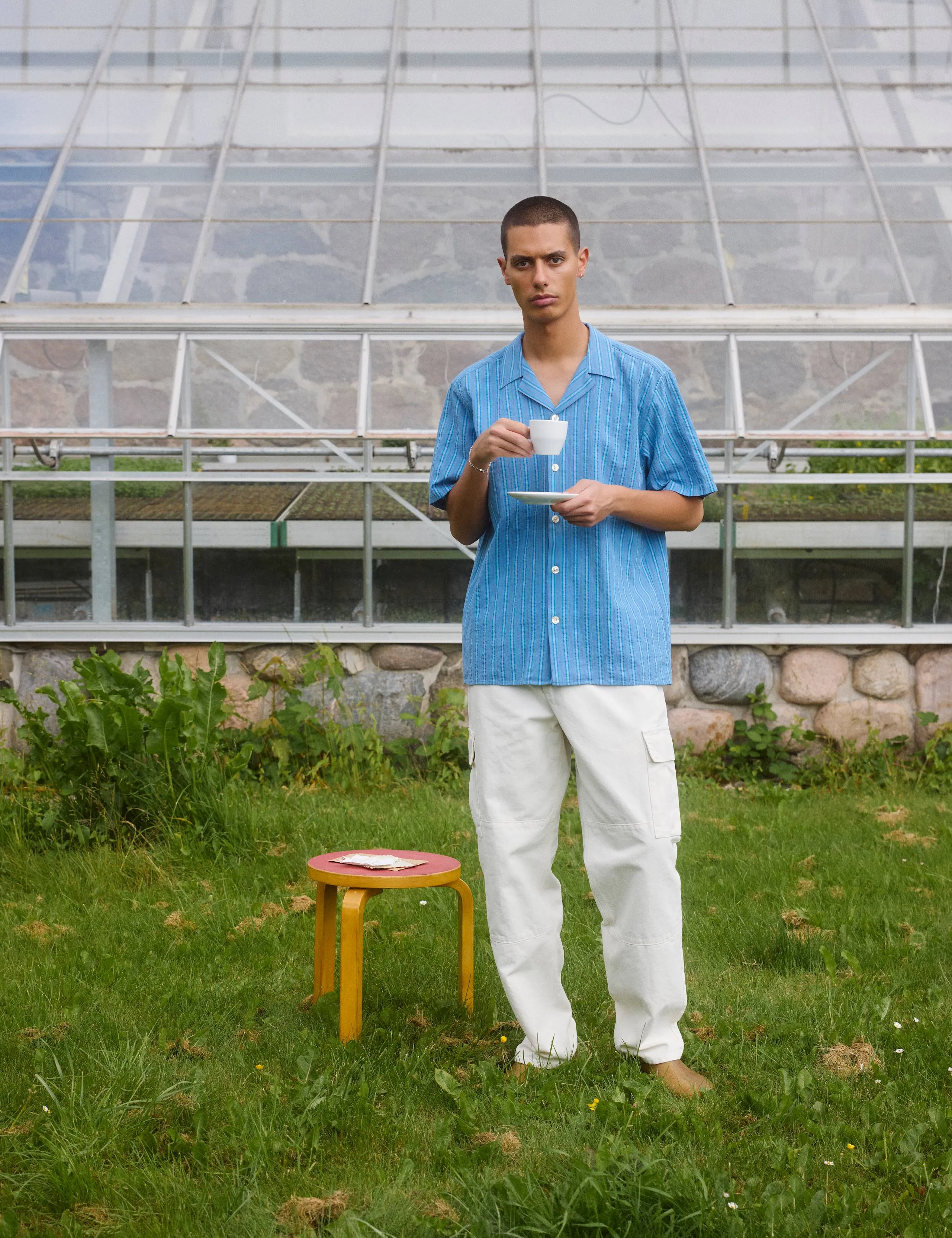 PEER SS SHIRT - BLUE sold by Foret product image thumbnail 3