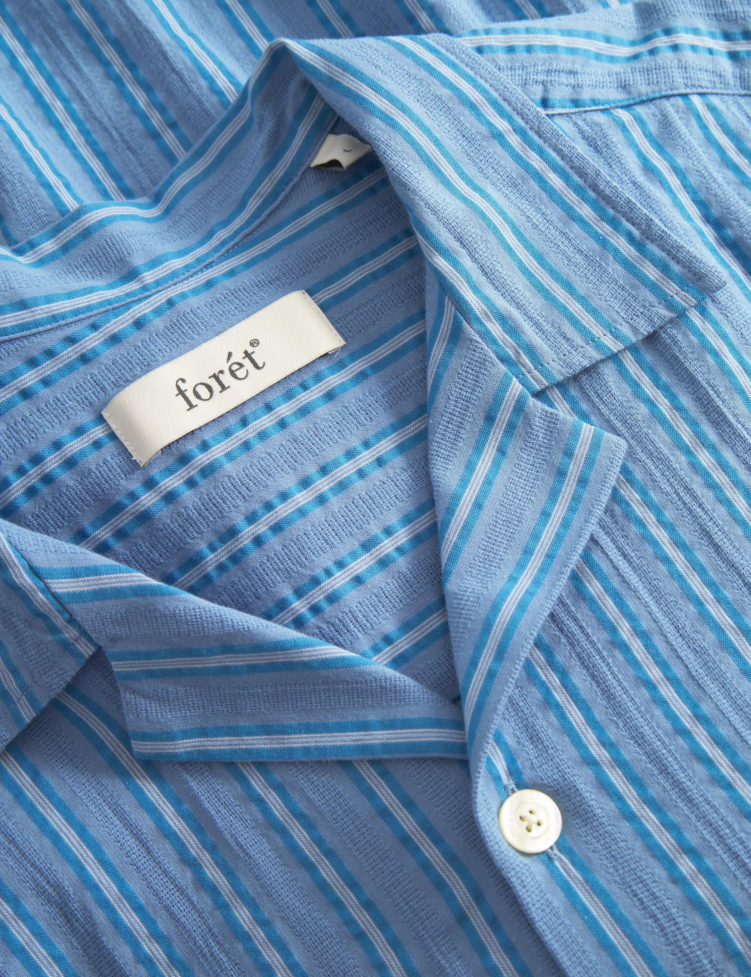 PEER SS SHIRT - BLUE sold by Foret product image thumbnail 5
