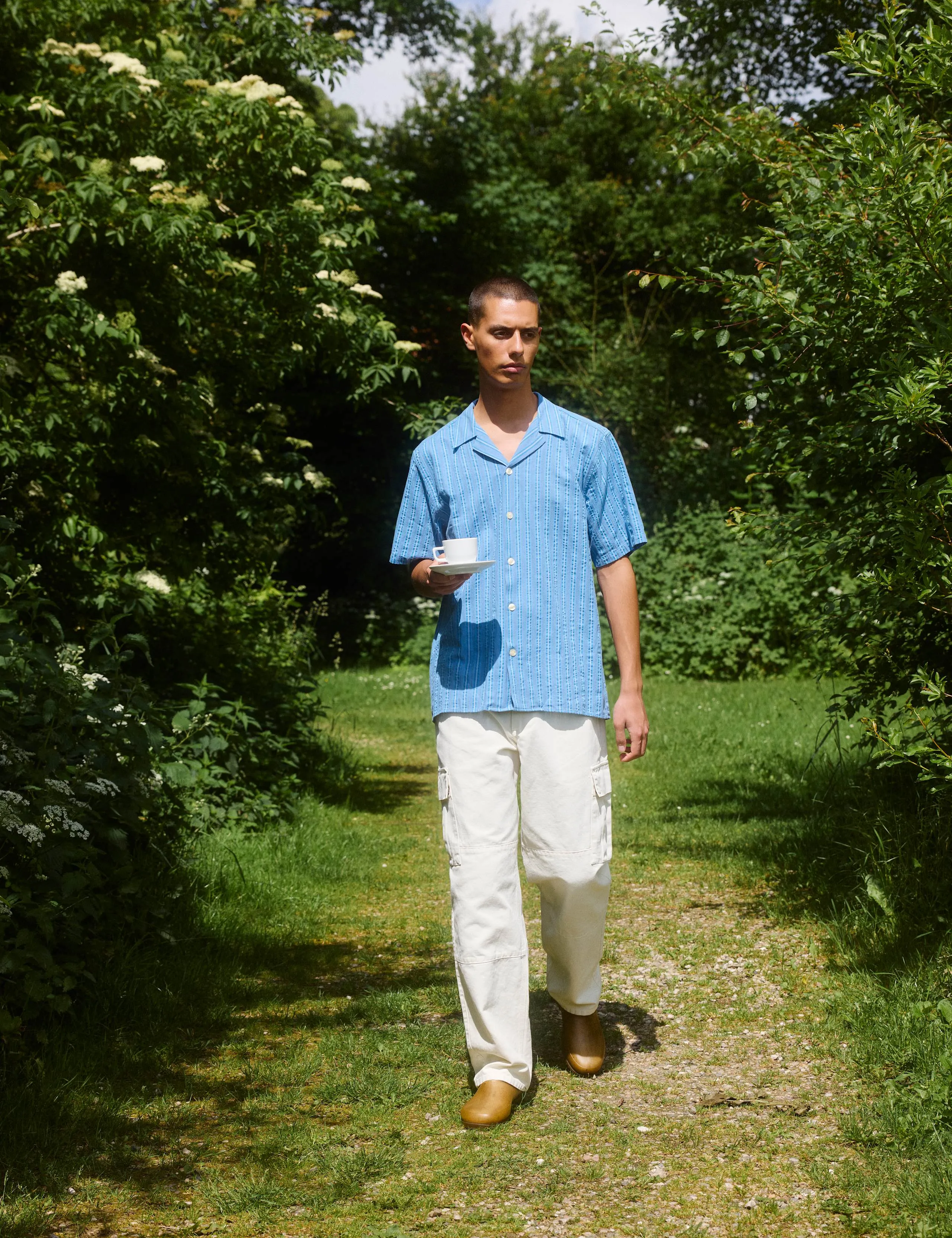 PEER SS SHIRT - BLUE sold by Foret product image thumbnail 2