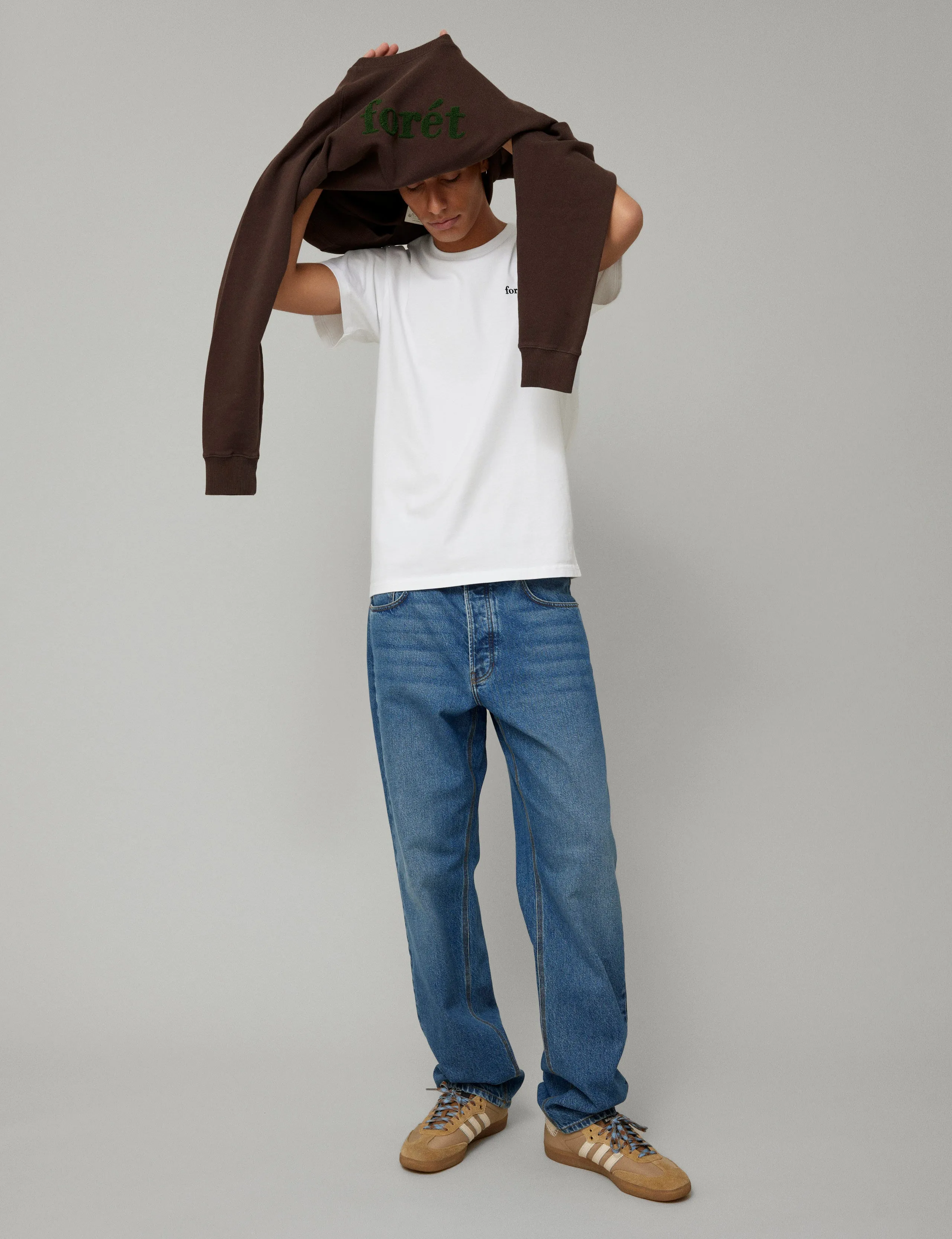 SPRUCE SWEATSHIRT - DARK BROWN/GREEN sold by Foret product image thumbnail 4