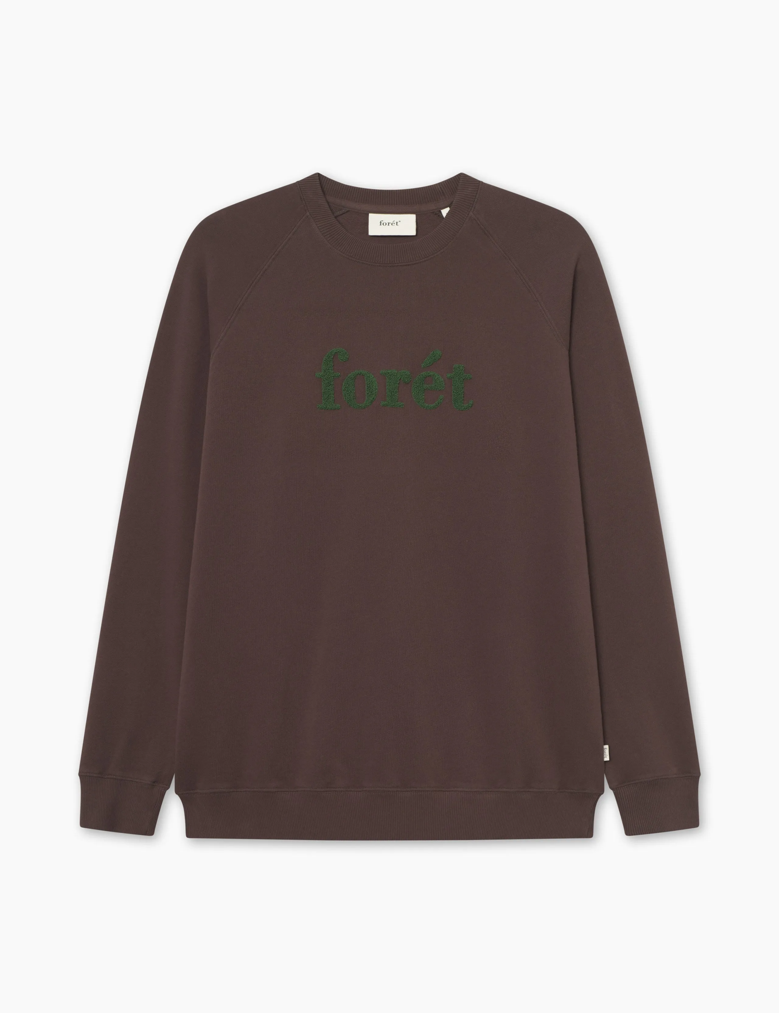 SPRUCE SWEATSHIRT - DARK BROWN/GREEN sold by Foret