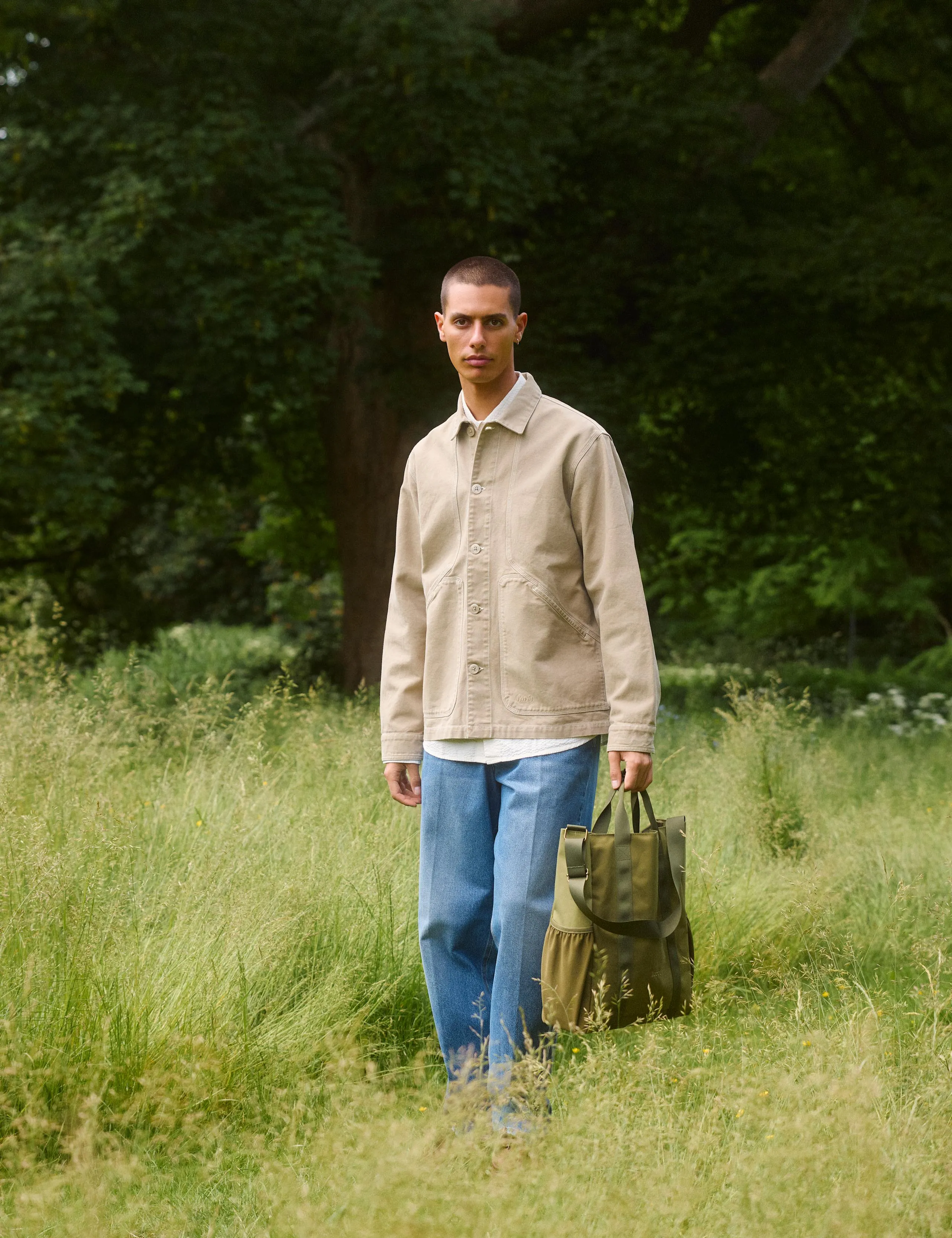 CLAY CREASED DENIM PANTS - VINTAGE BLUE sold by Foret product image thumbnail 2