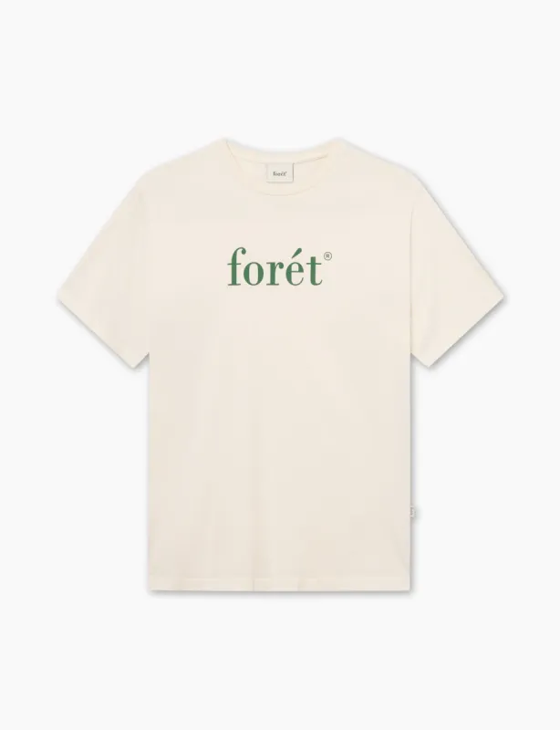 AMBER T-SHIRT - CLOUD/GREEN sold by Foret