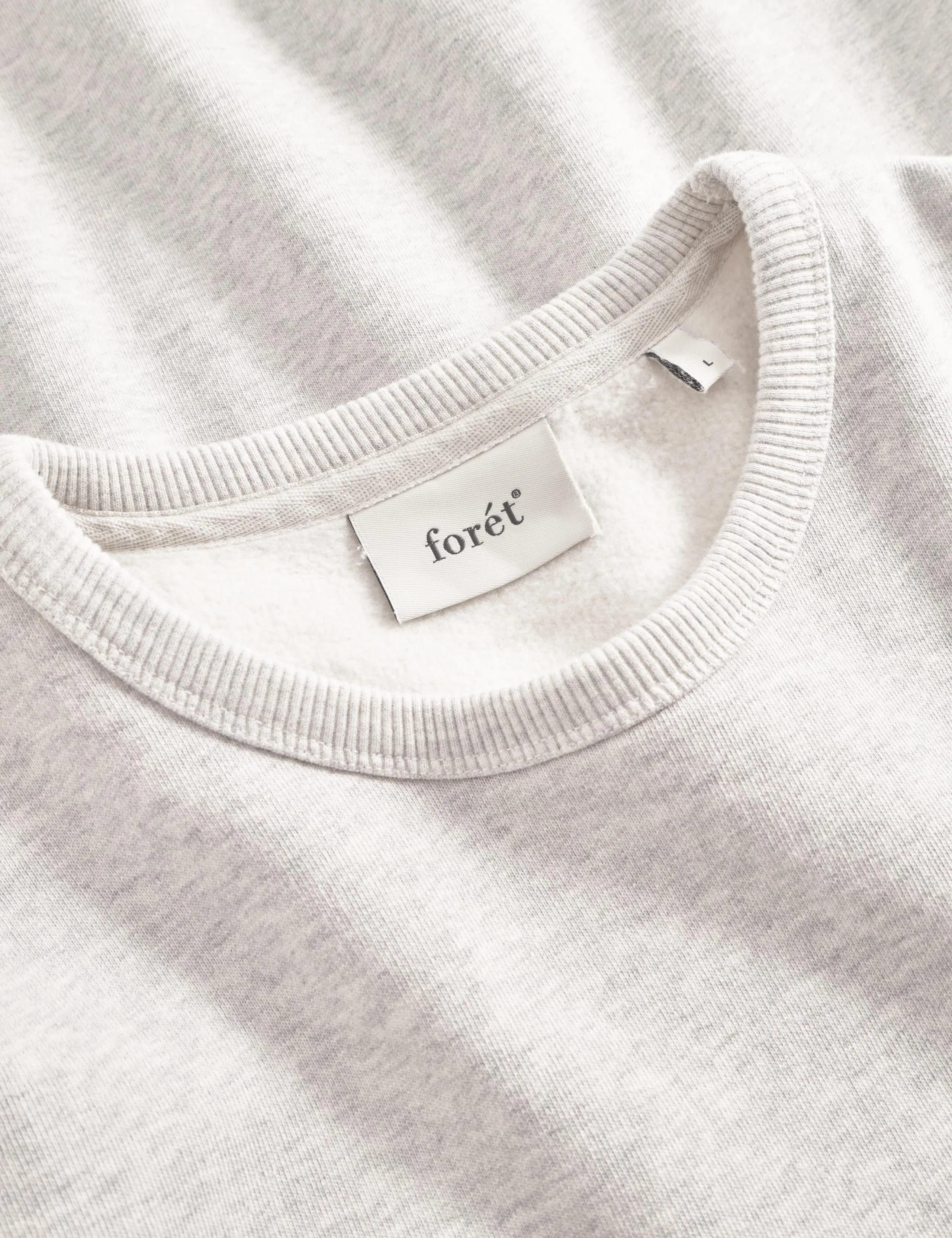 NOON ELEMENT SWEATSHIRT - SNOW MELANGE sold by Foret product image thumbnail 3