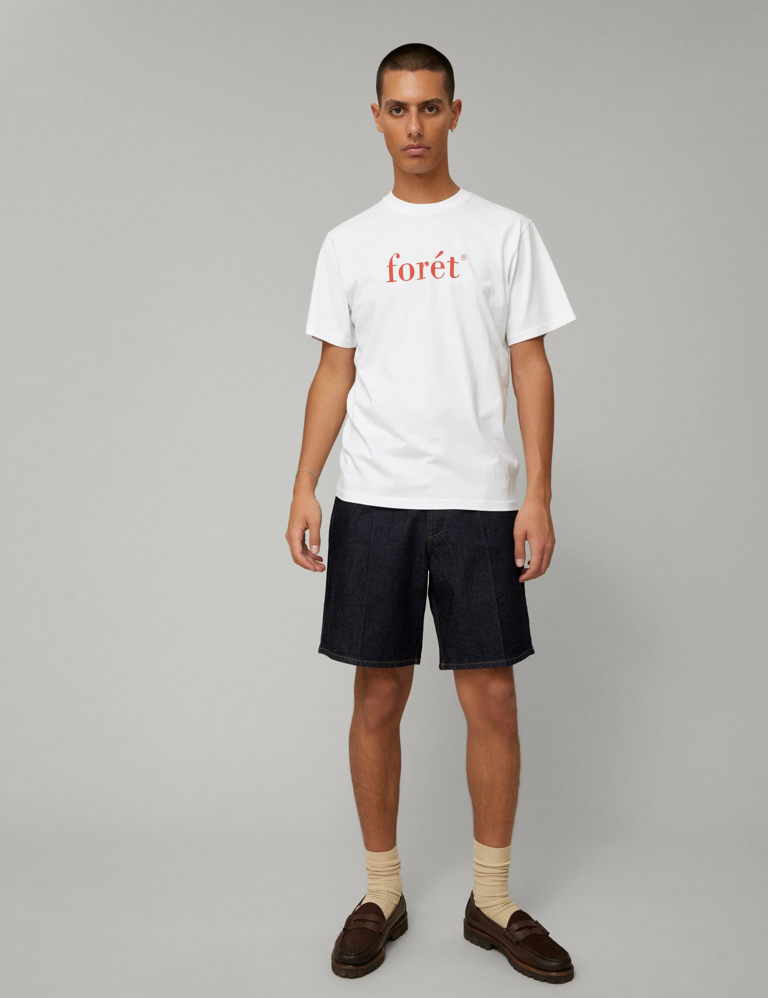 AMBER T-SHIRT - WHITE/RED sold by Foret product image thumbnail 2