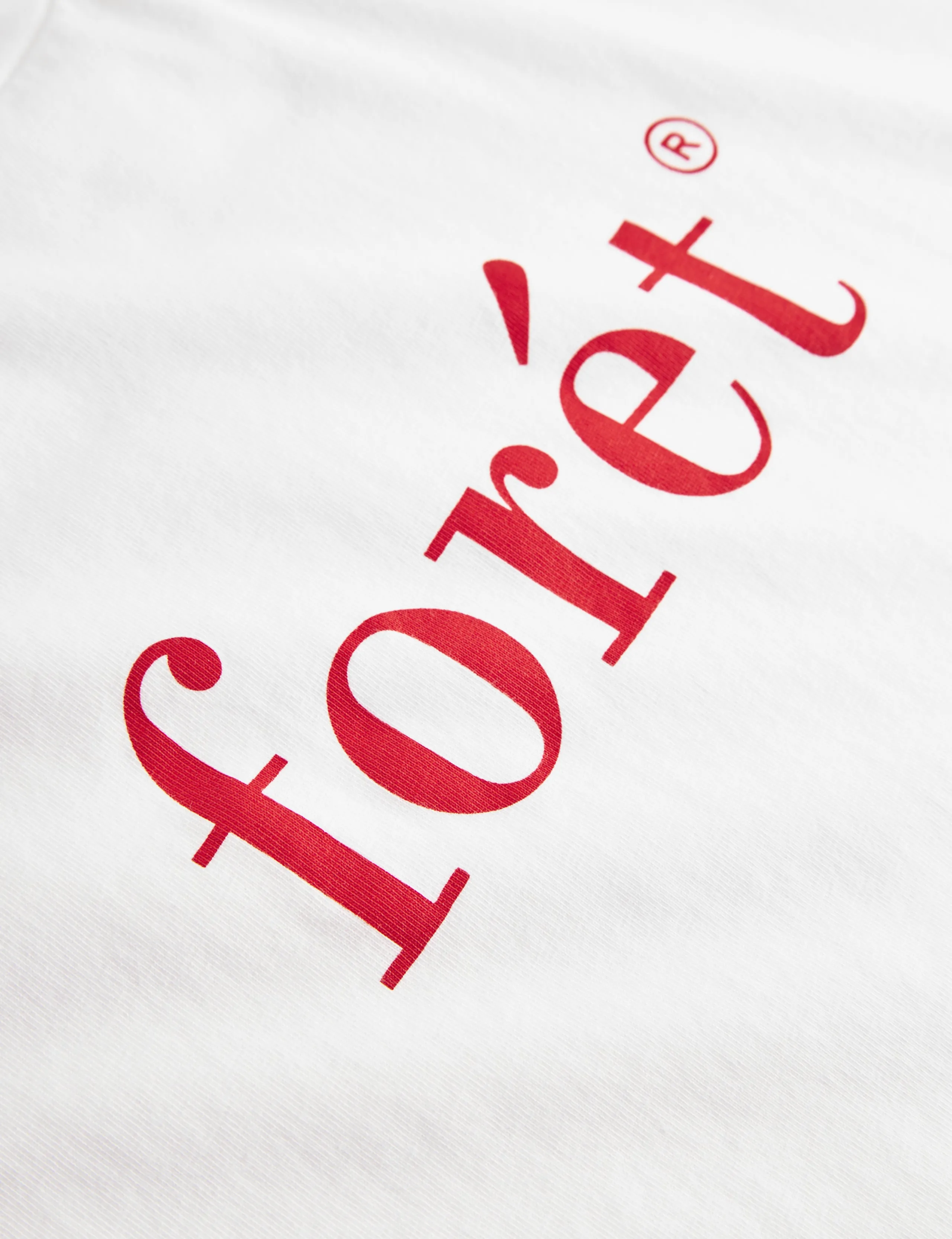 AMBER T-SHIRT - WHITE/RED sold by Foret product image thumbnail 4