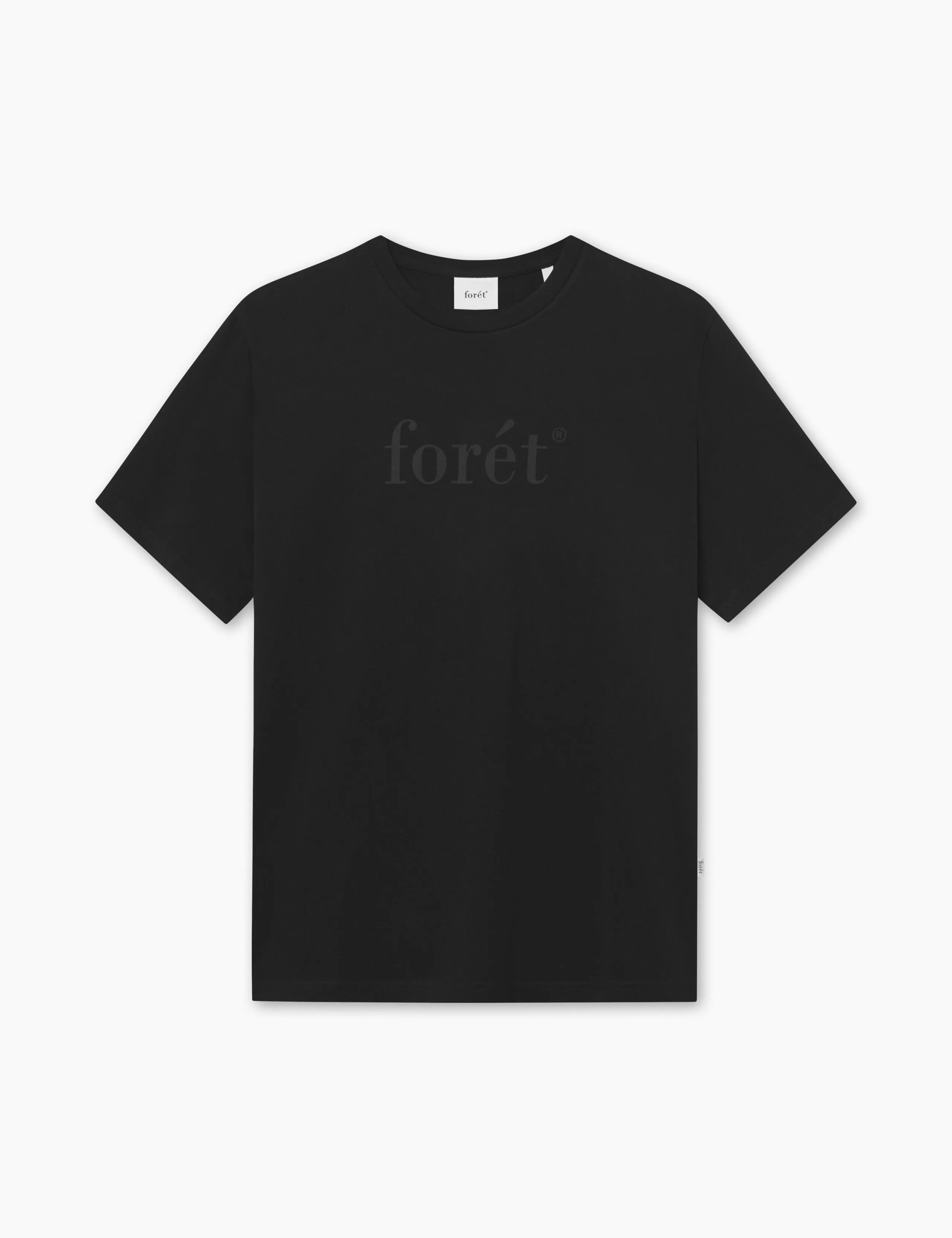 AMBER T-SHIRT - BLACK/BLACK sold by Foret