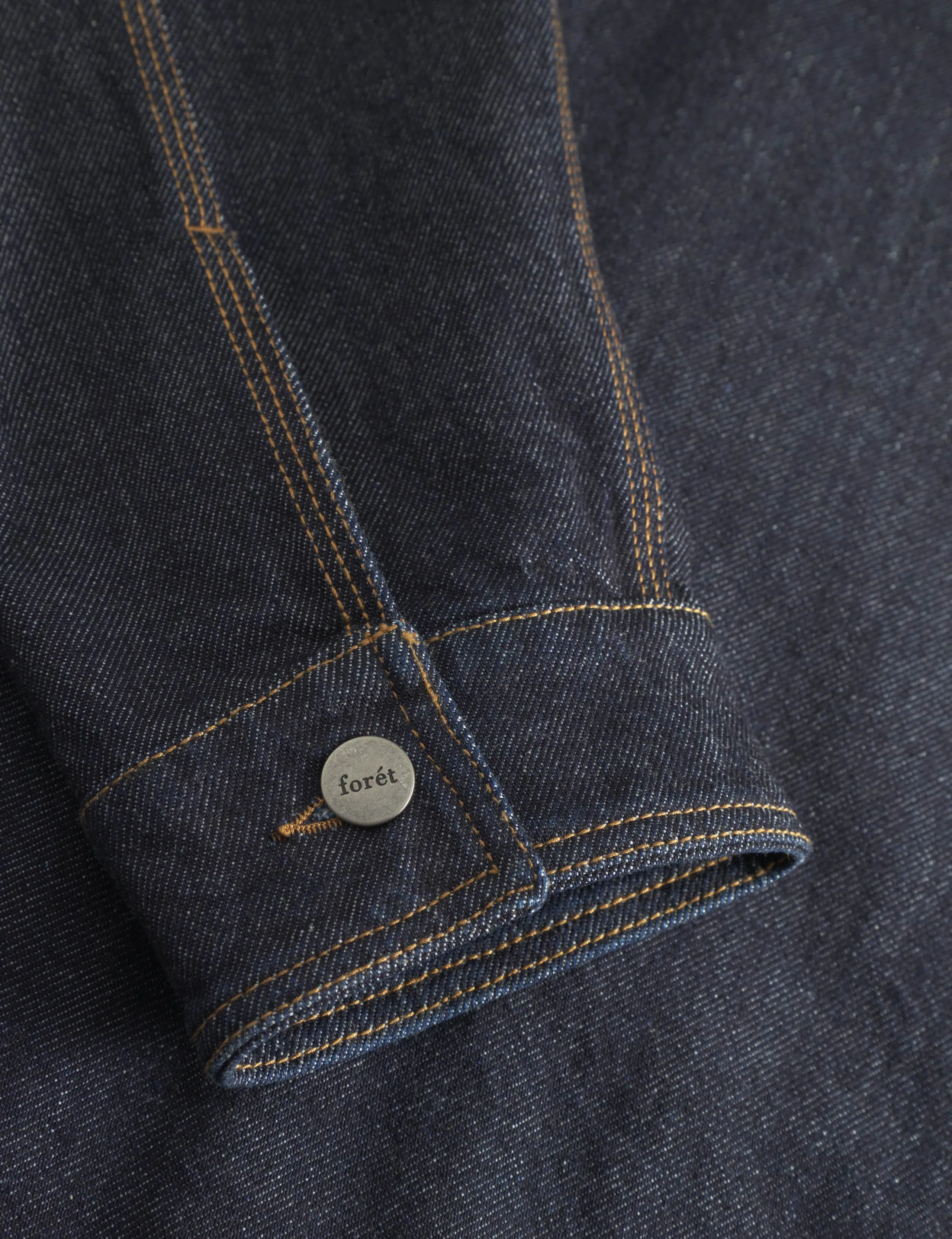 ROWAN DENIM OVERSHIRT - DARK DENIM sold by Foret product image thumbnail 5