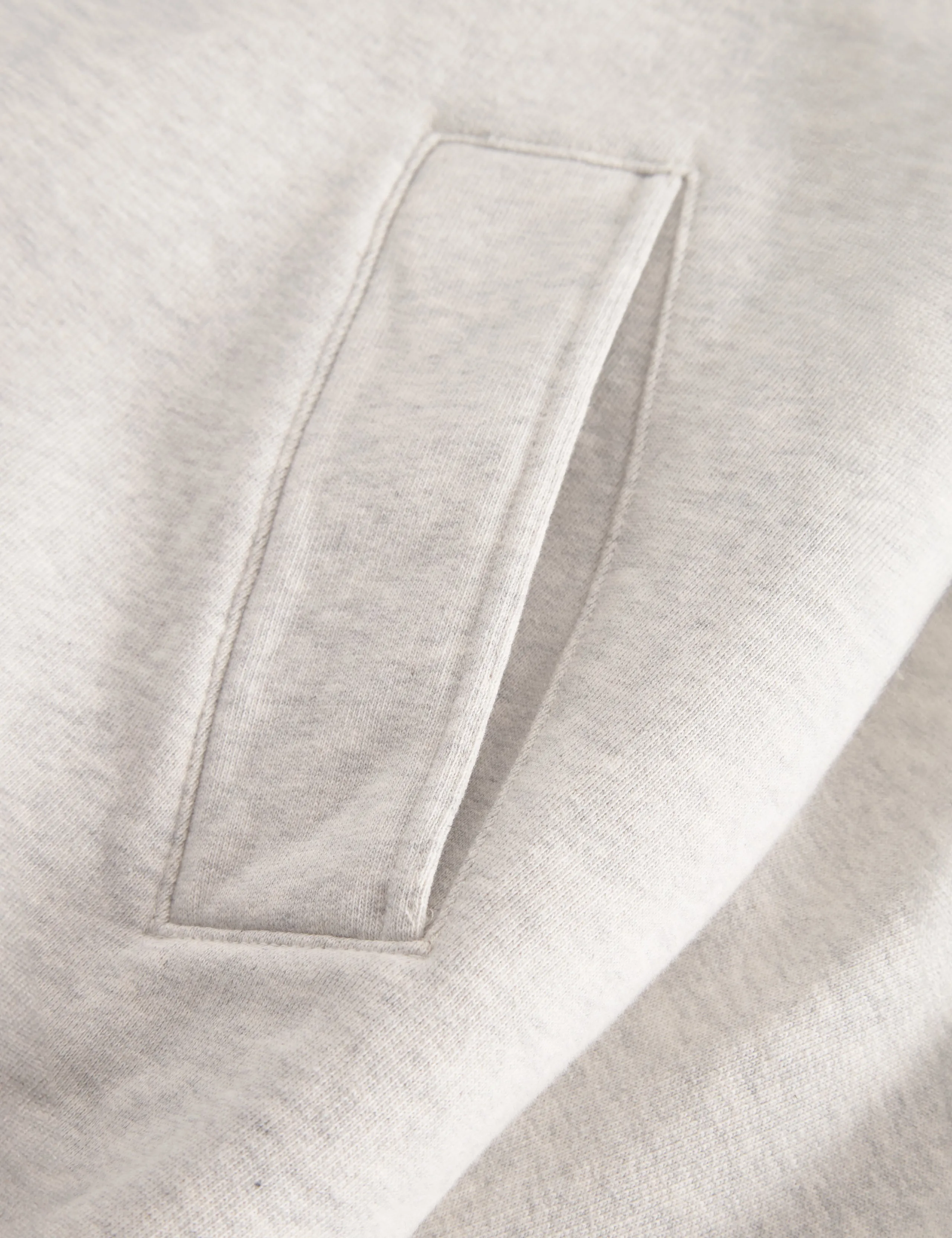 NOON ZIP HOODIE - SNOW MELANGE sold by Foret product image thumbnail 5