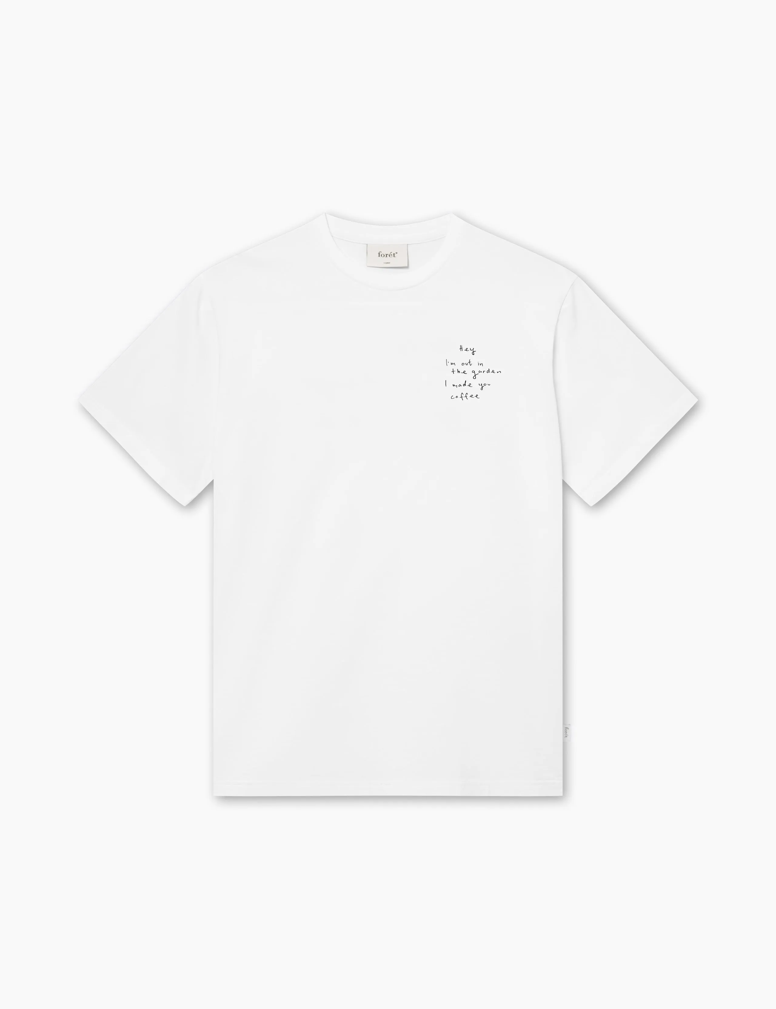 RELAX T-SHIRT - WHITE sold by Foret