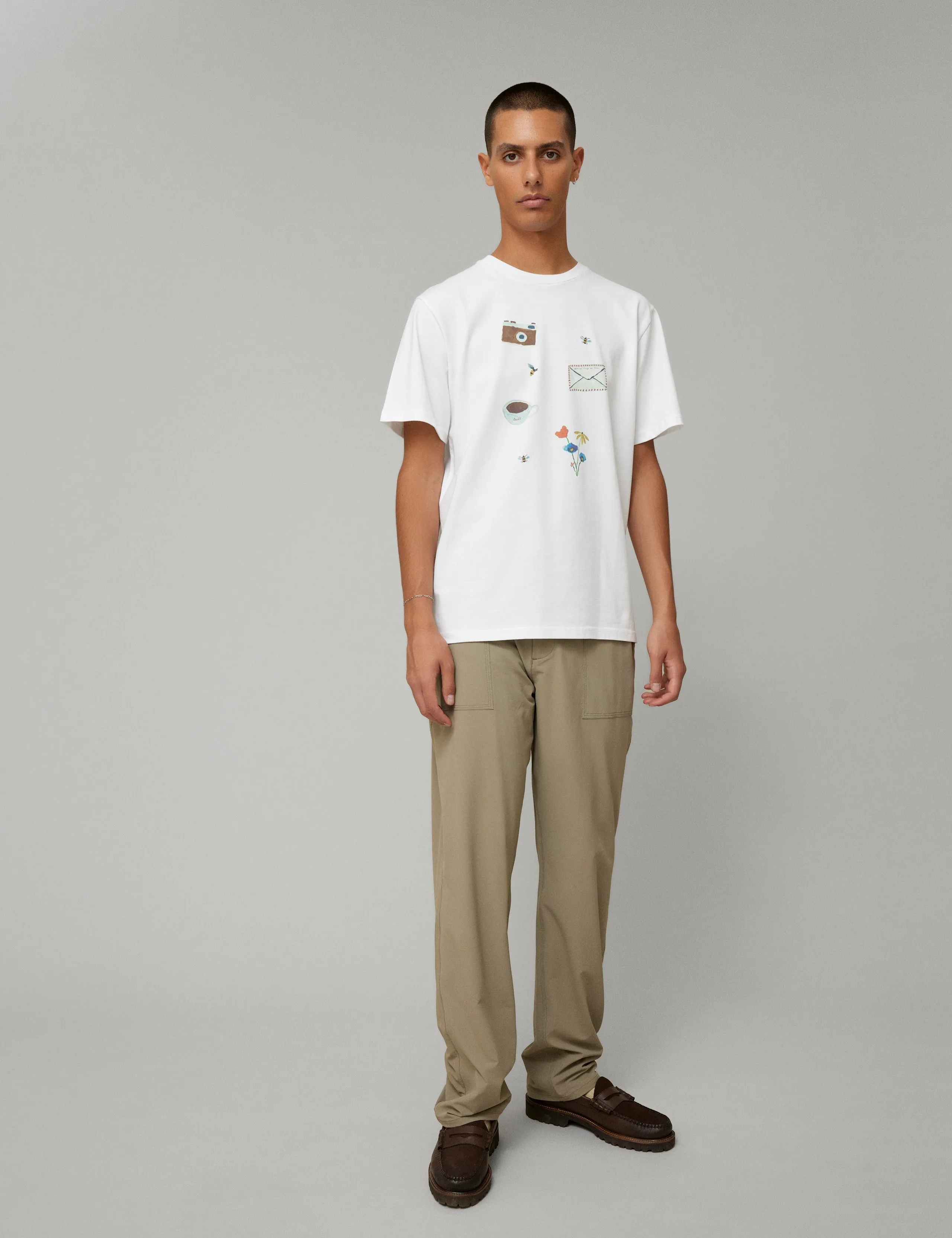 THINGS T-SHIRT - WHITE sold by Foret product image thumbnail 2