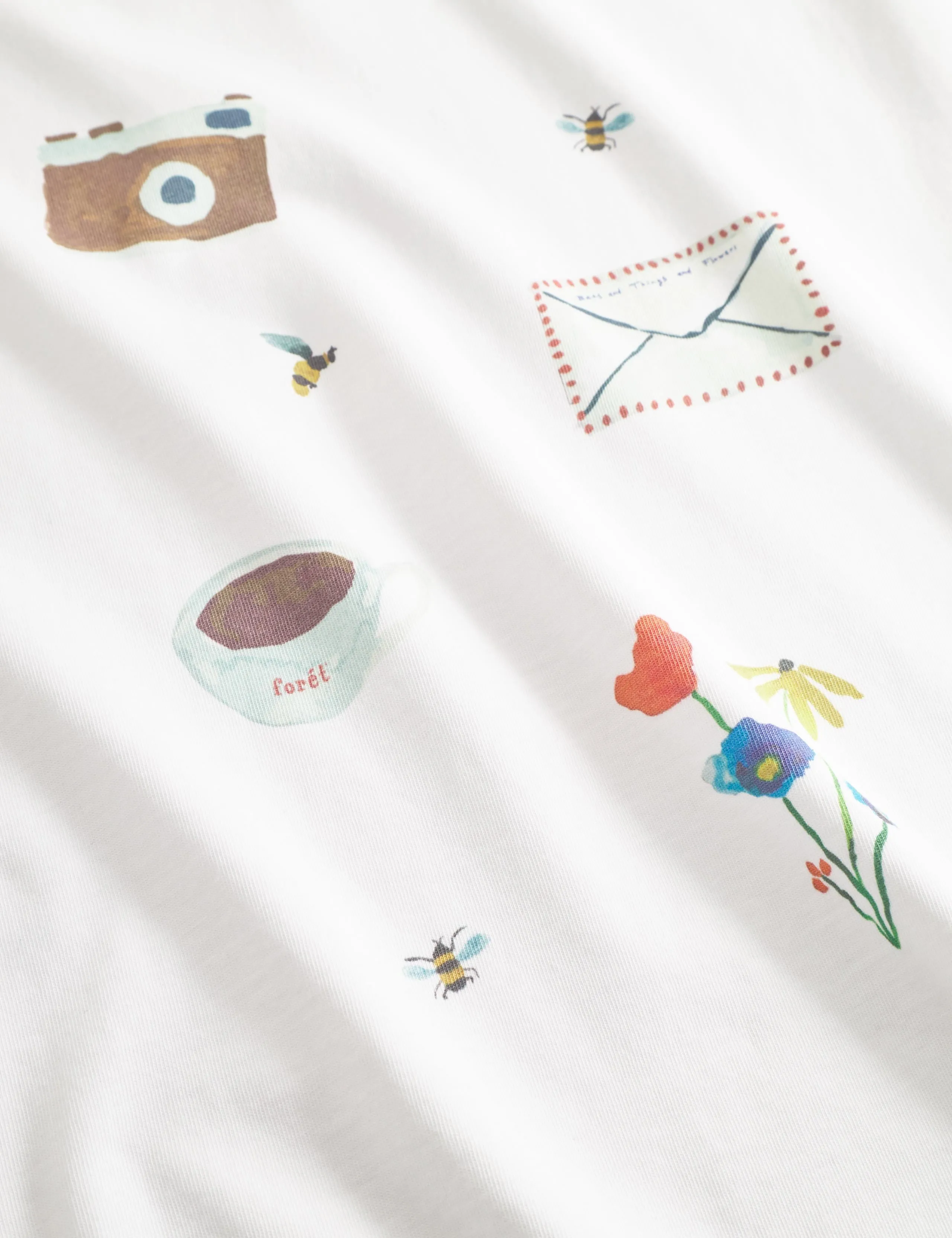 THINGS T-SHIRT - WHITE sold by Foret product image thumbnail 3