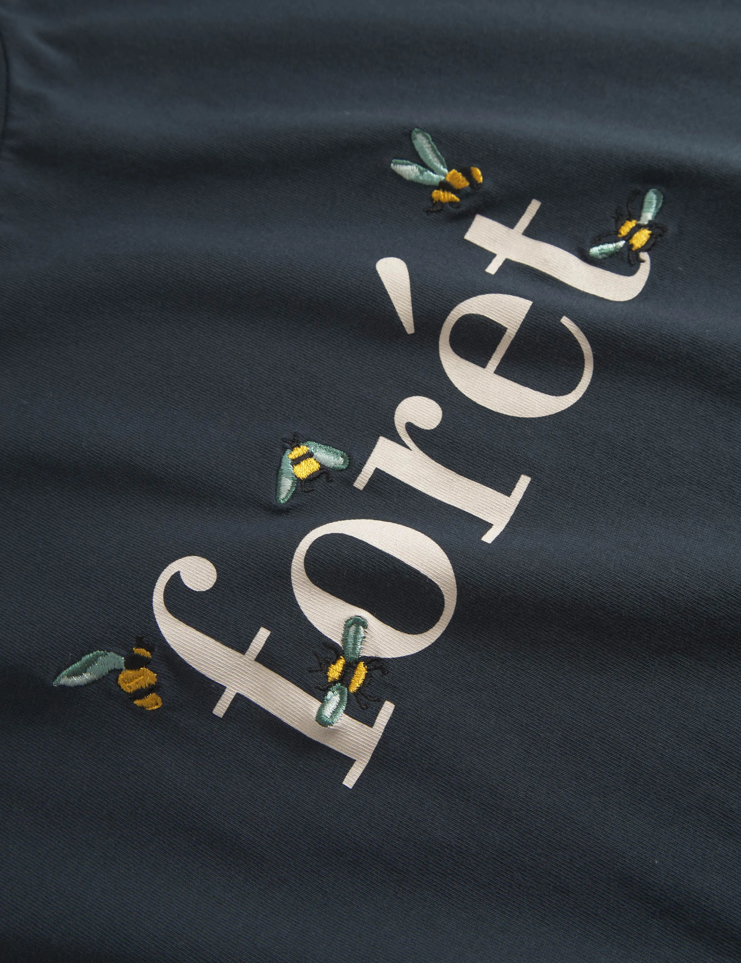AMBER BEE T-SHIRT - NAVY sold by Foret product image thumbnail 2