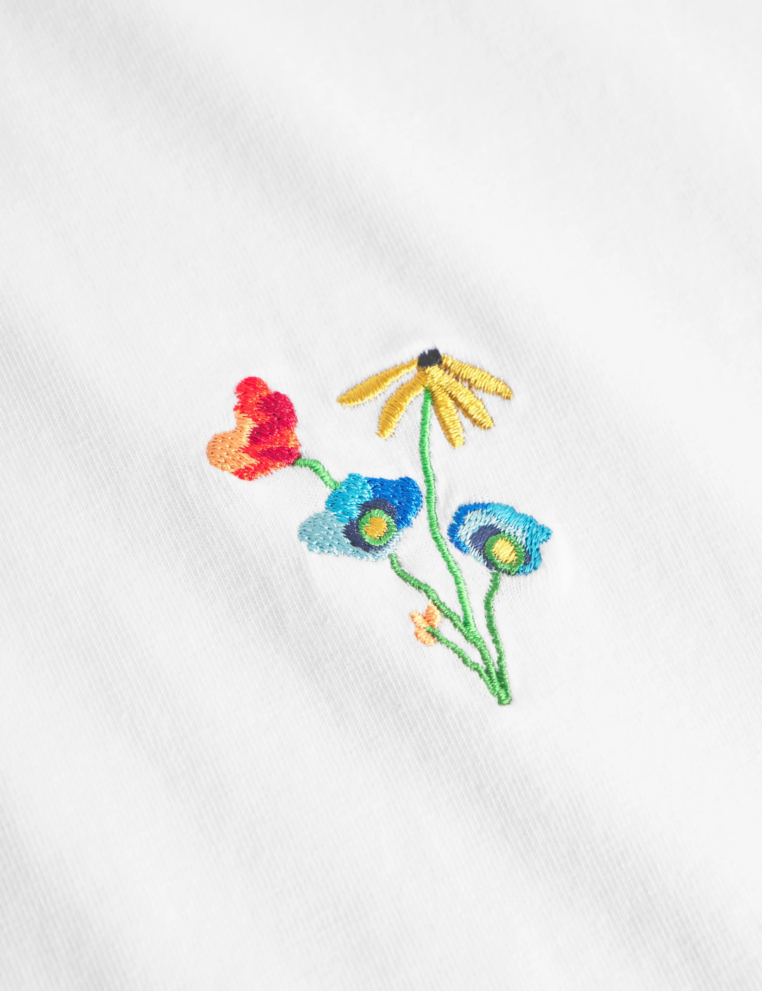 ELEMENT T-SHIRT - WHITE FLOWER sold by Foret product image thumbnail 2
