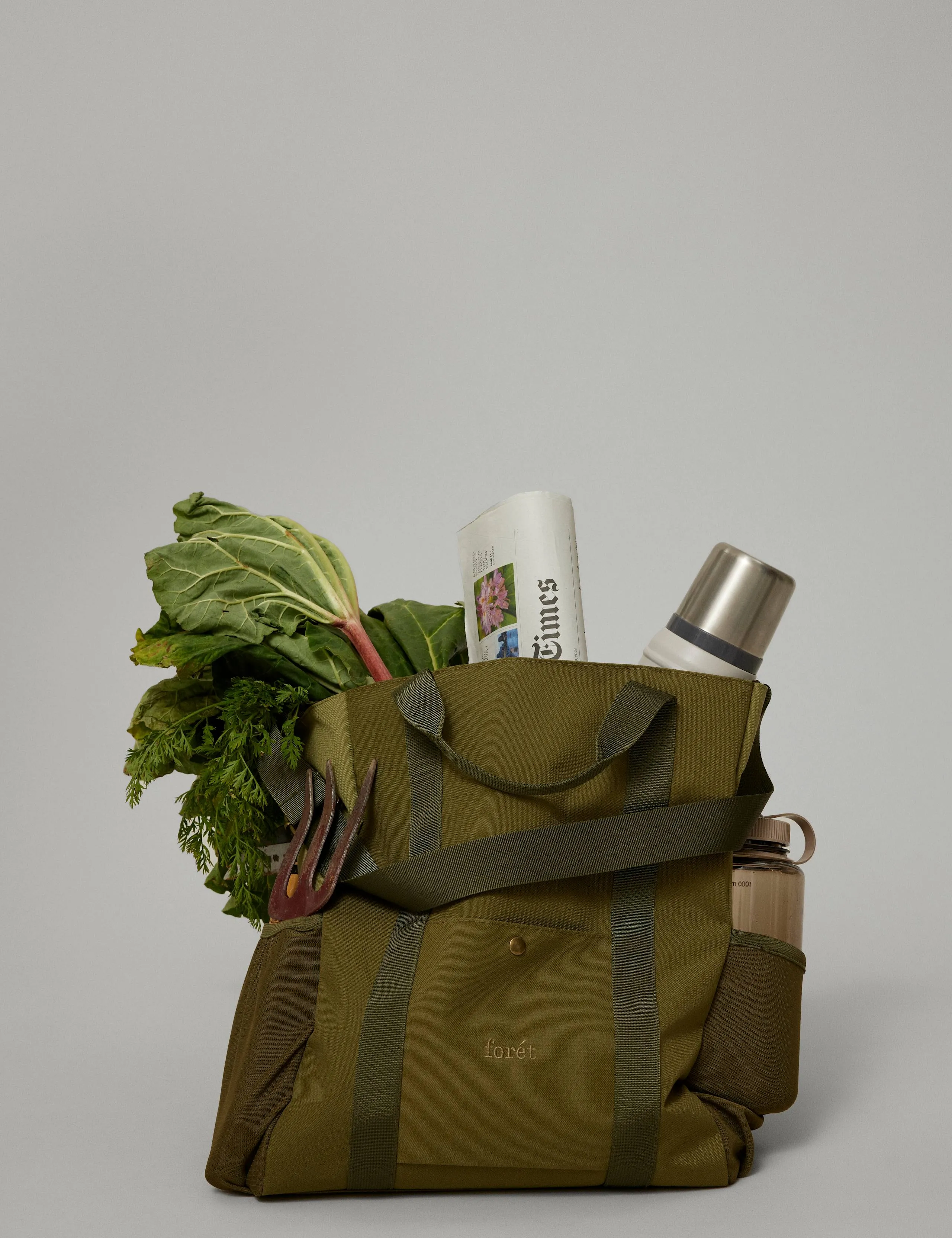 WANDER TOTE BAG - ARMY sold by Foret product image thumbnail 2