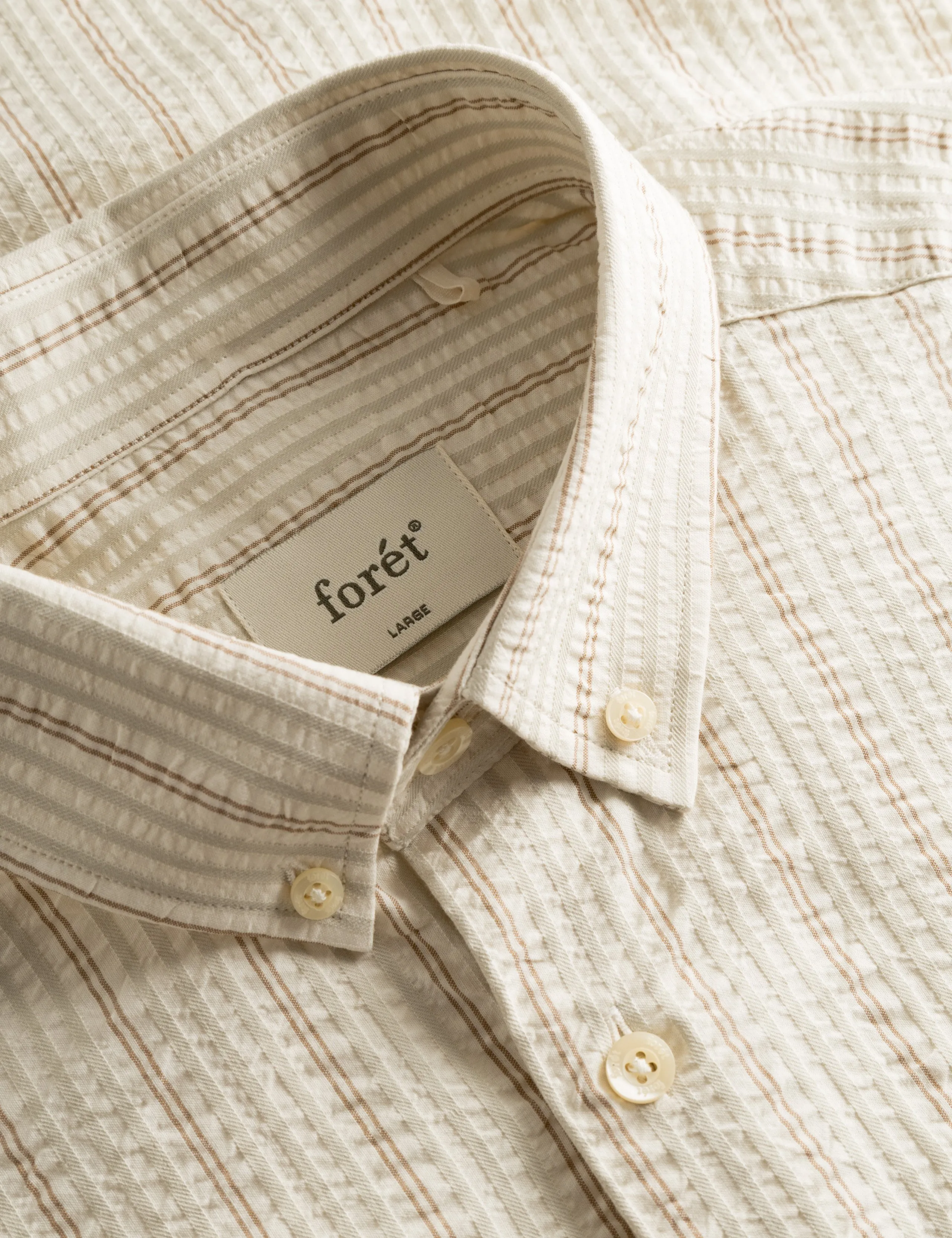 CREST DOVE SHIRT - RUBBER STRIPE sold by Foret product image thumbnail 2