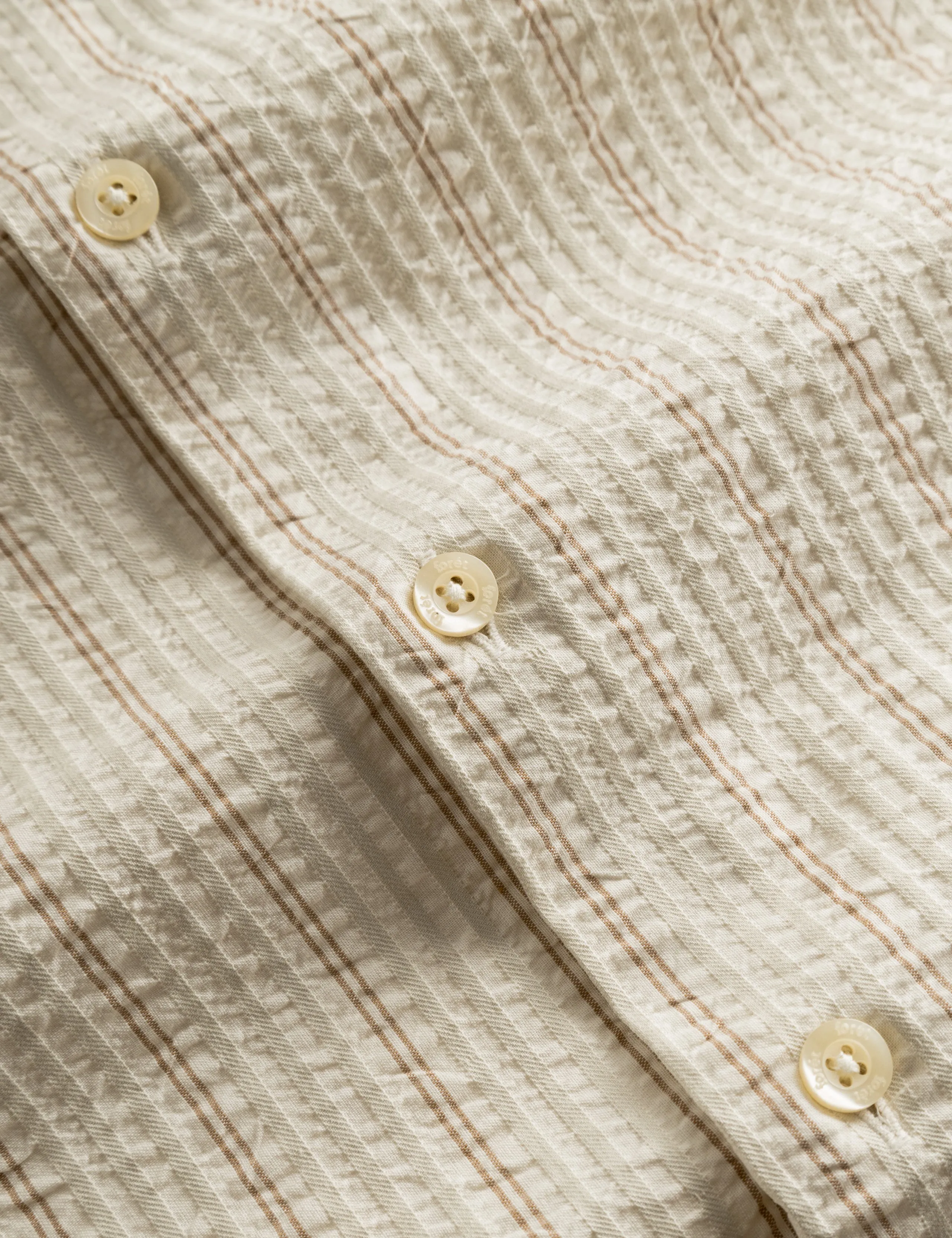 CREST DOVE SHIRT - RUBBER STRIPE sold by Foret product image thumbnail 4