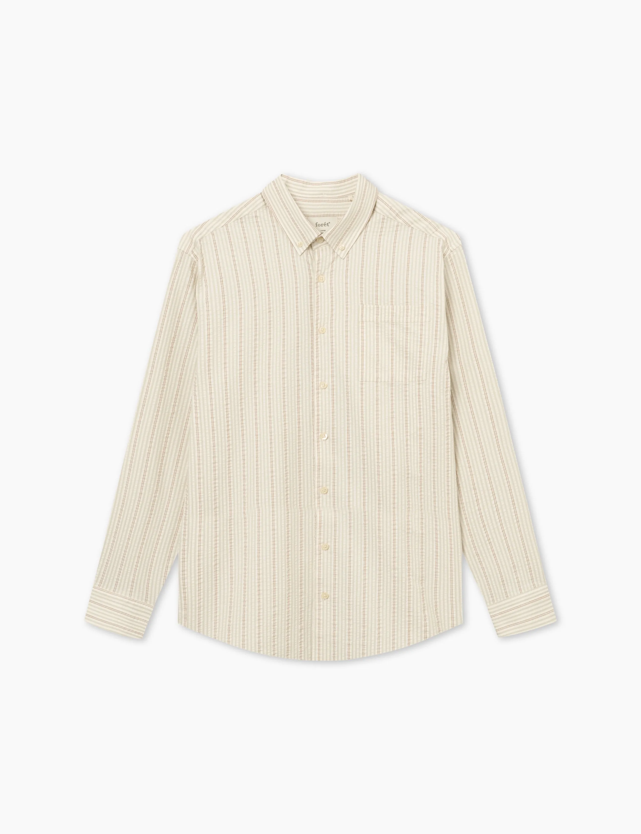 CREST DOVE SHIRT - RUBBER STRIPE sold by Foret