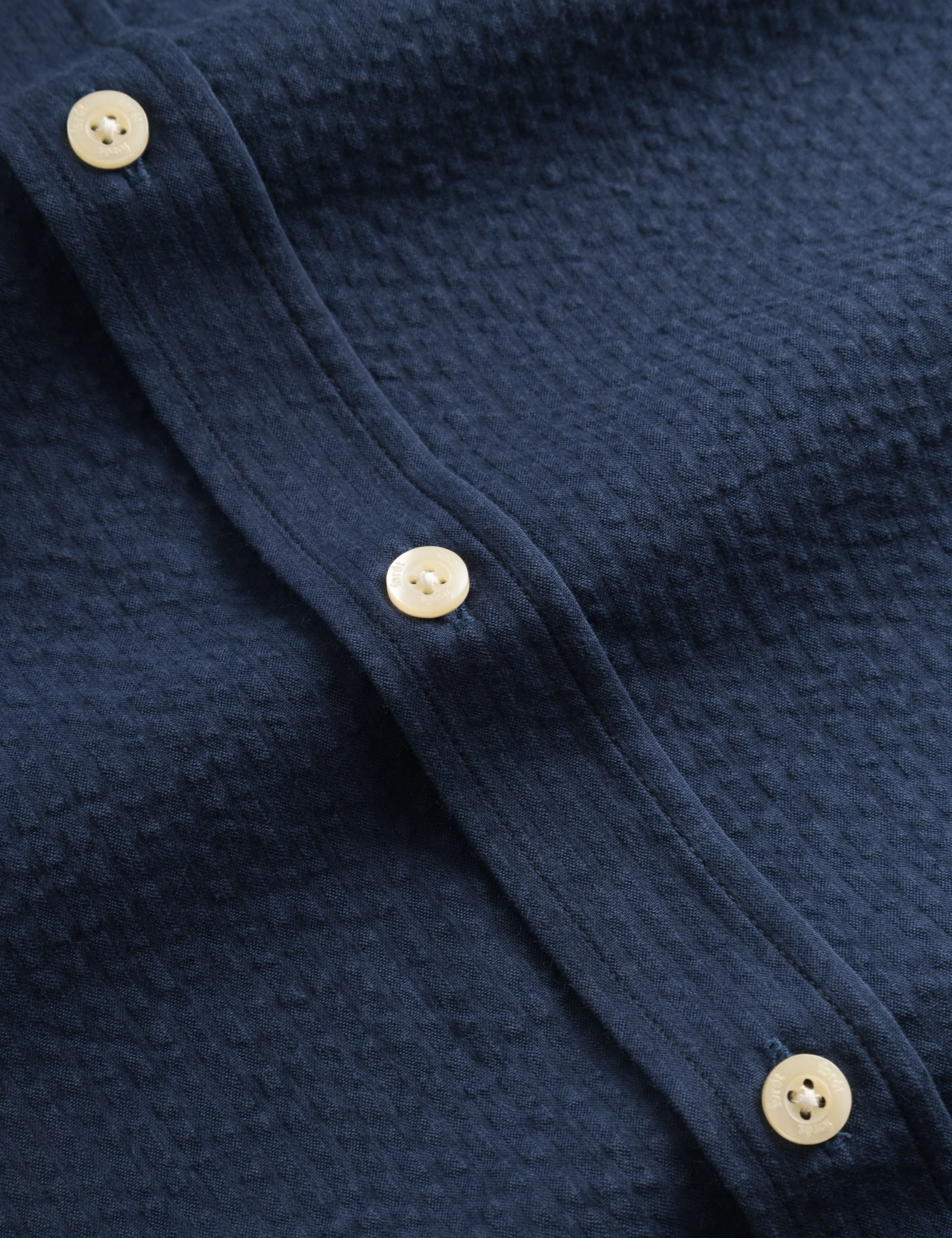 BUSH SEERSUCKER SHIRT - NAVY sold by Foret product image thumbnail 4