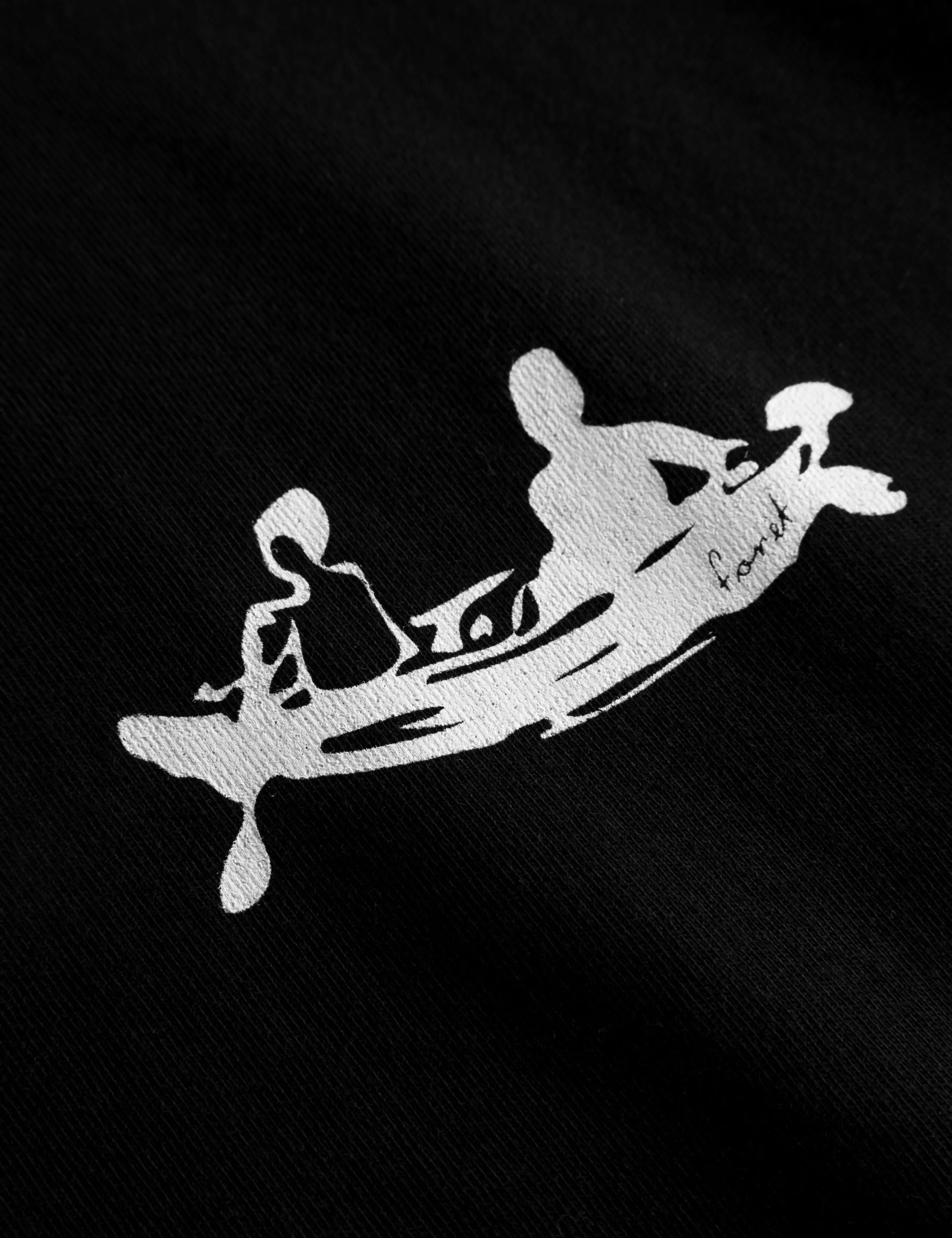 POD T-SHIRT - BLACK sold by Foret product image thumbnail 2