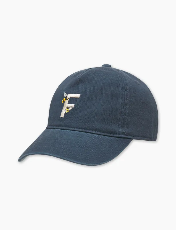 FAUNA WASHED CAP - NAVY sold by Foret