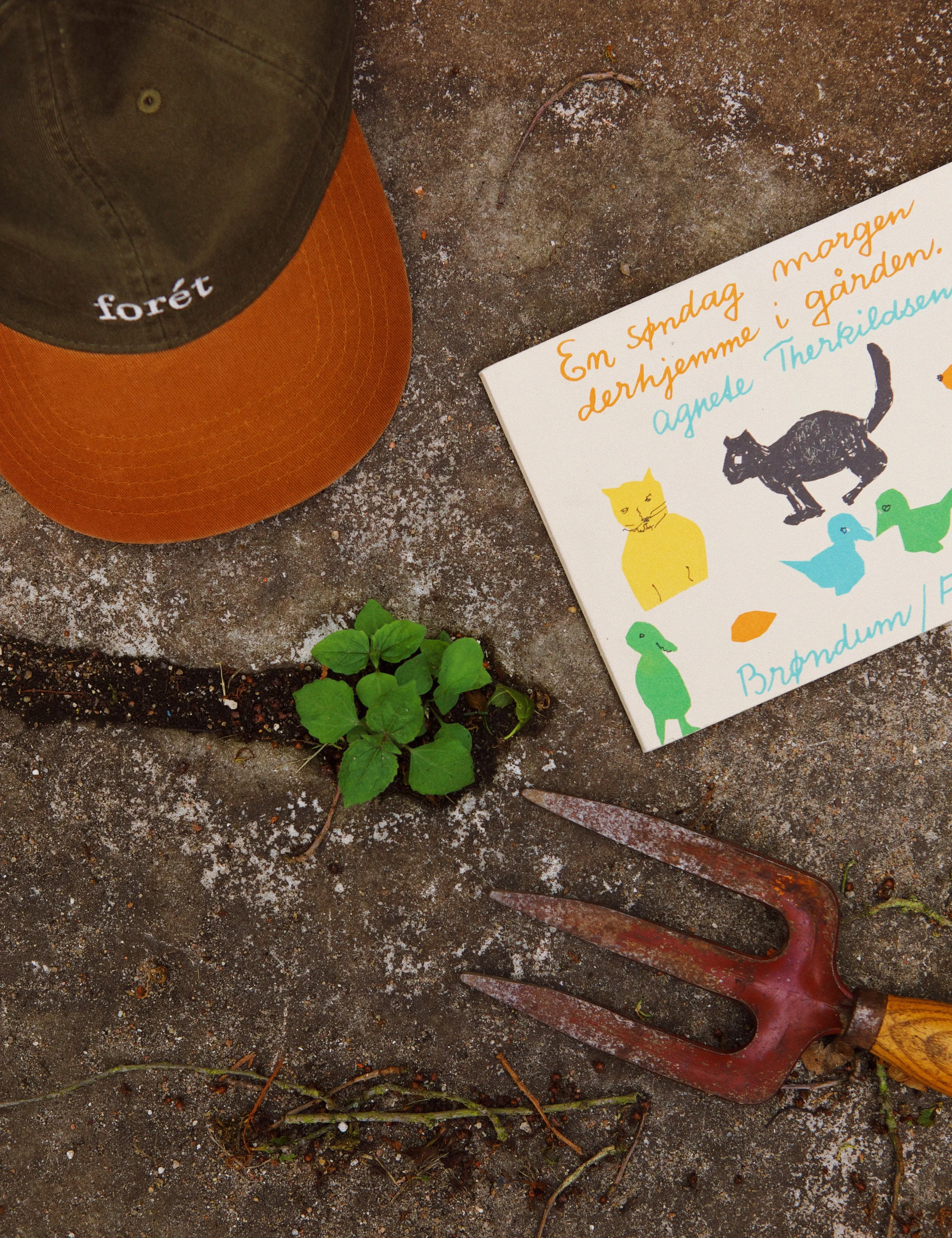 HAWK WASHED 2-TONE CAP - ARMY/BROWN sold by Foret product image thumbnail 2